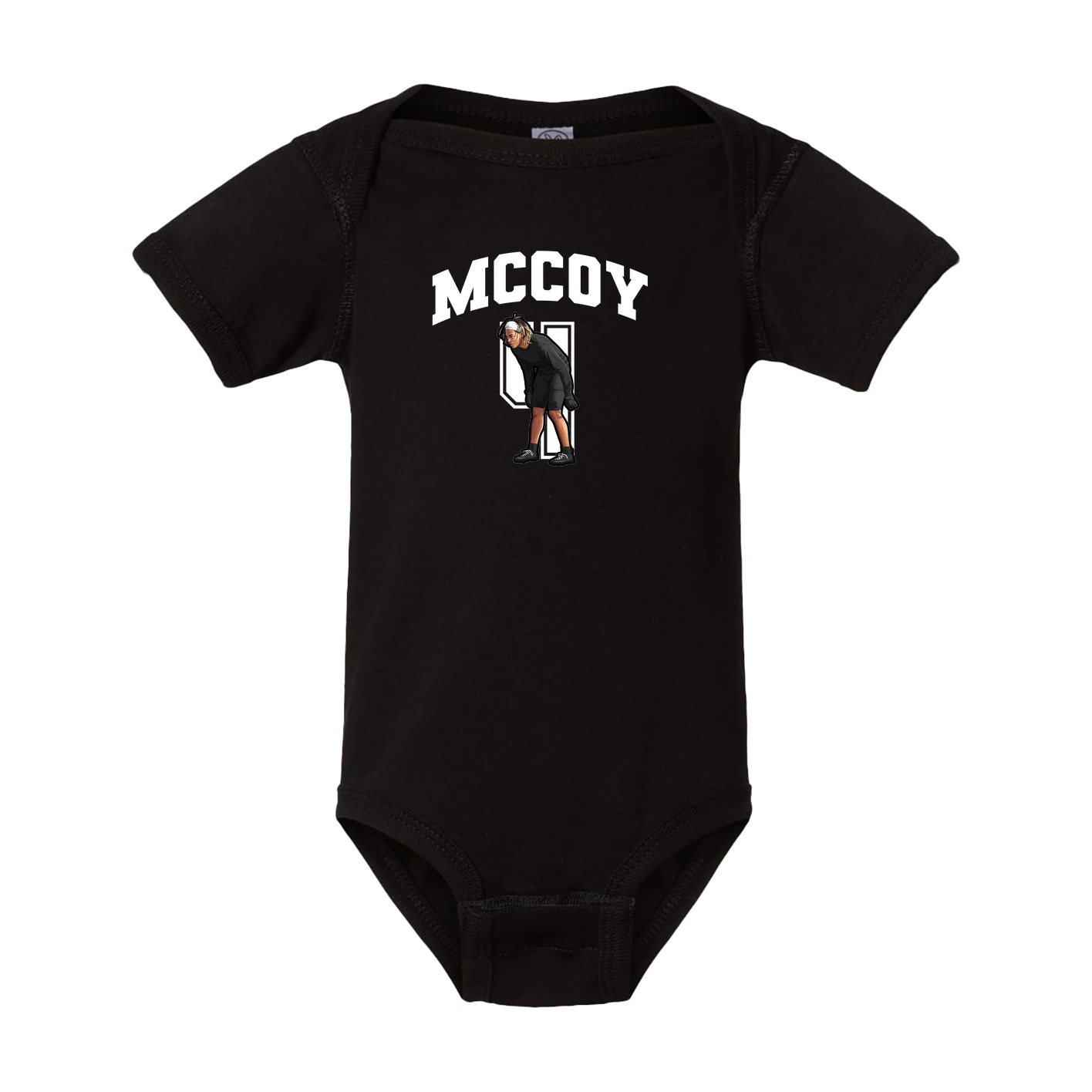 Baby Onesie — Number in Black