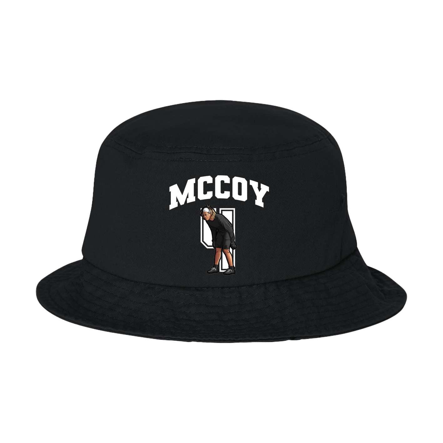 Bucket Cap — Number in Black