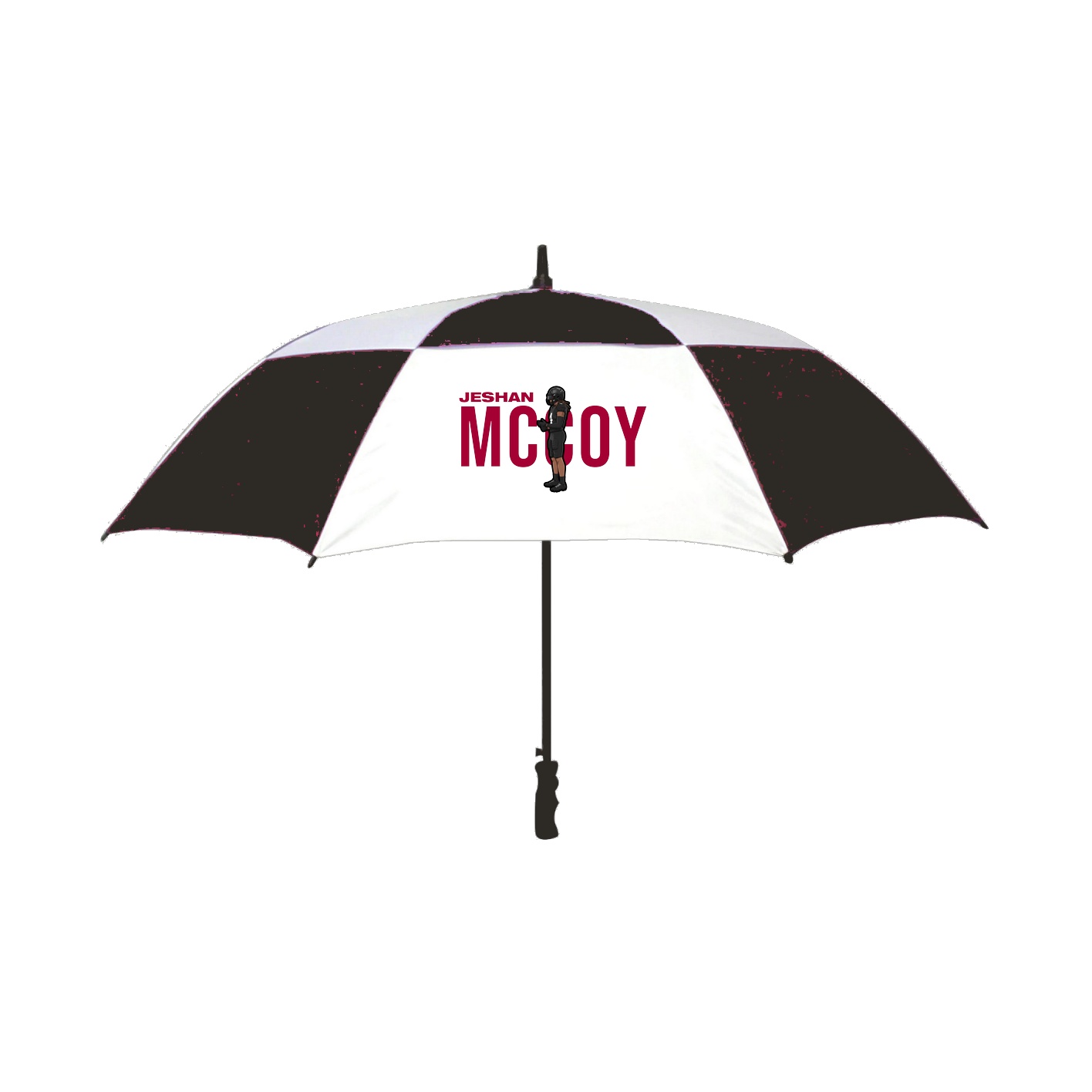Golf Umbrella — Player Name in Black