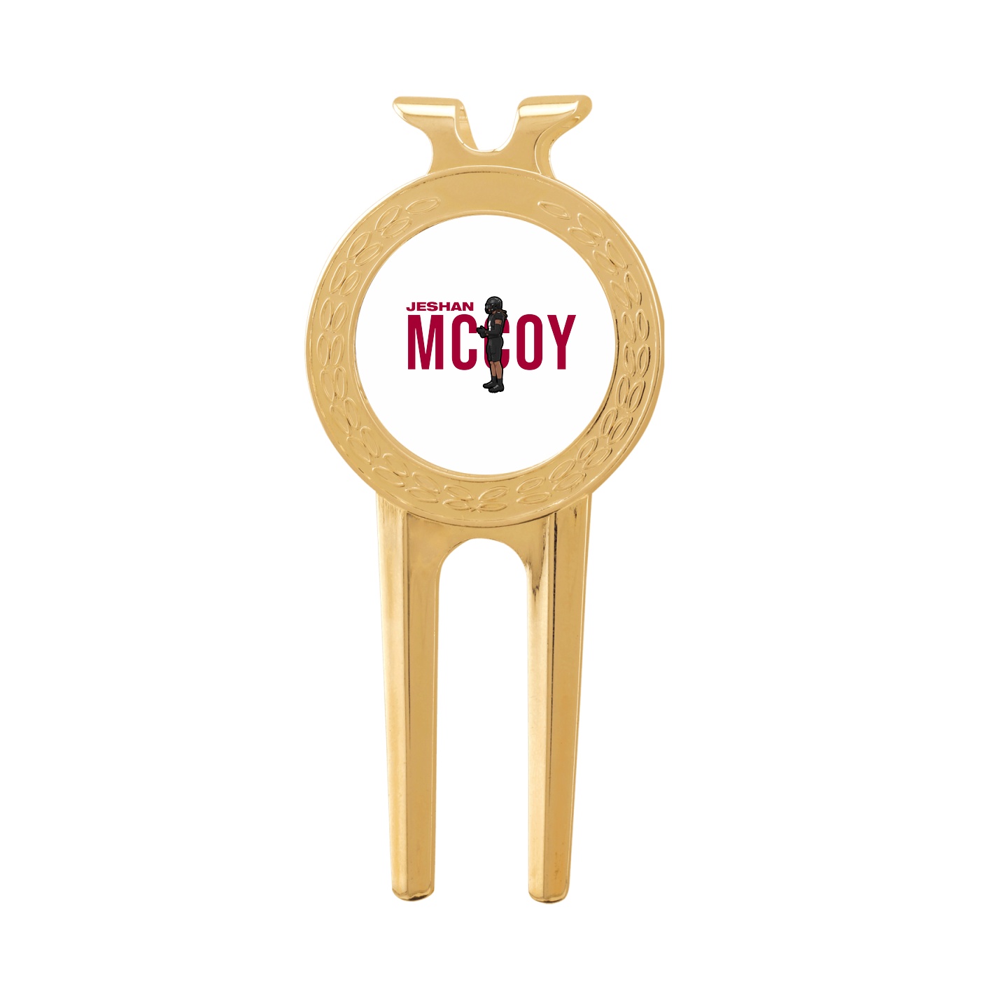 Divot Tool with Ball Marker — Player Name in Classic