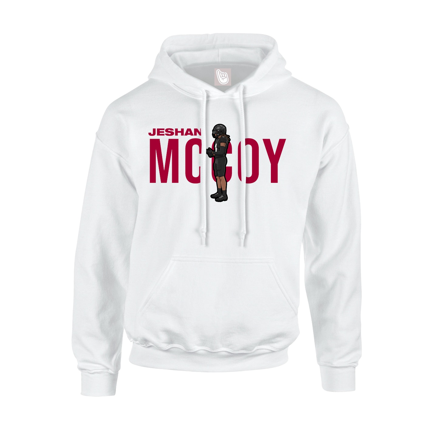 Hoodie — Player Name in White