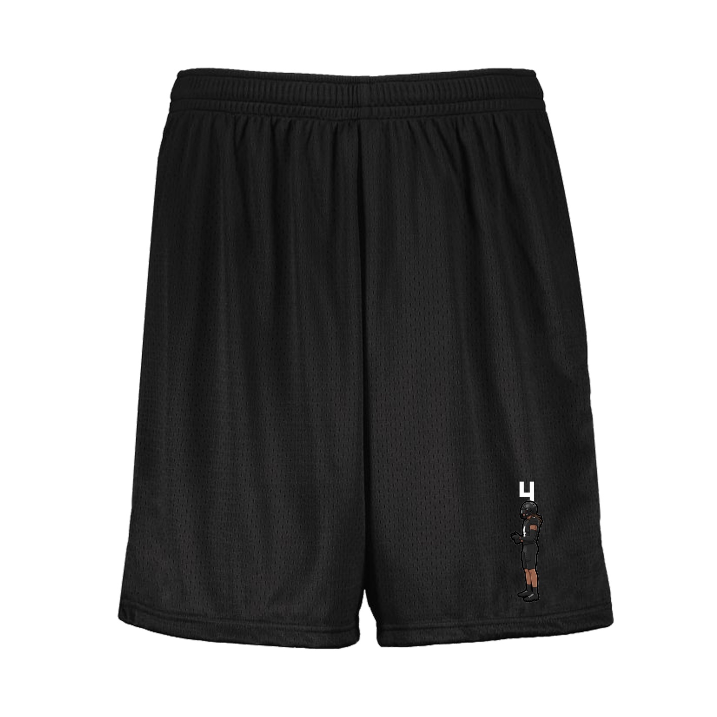 Shorts — Number Top in Black