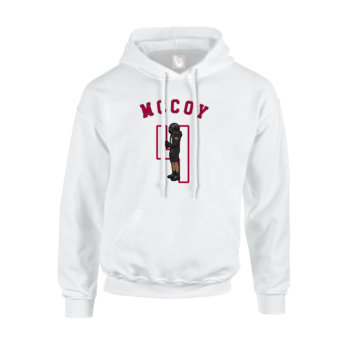 Hoodie — Shirsey Arch in White