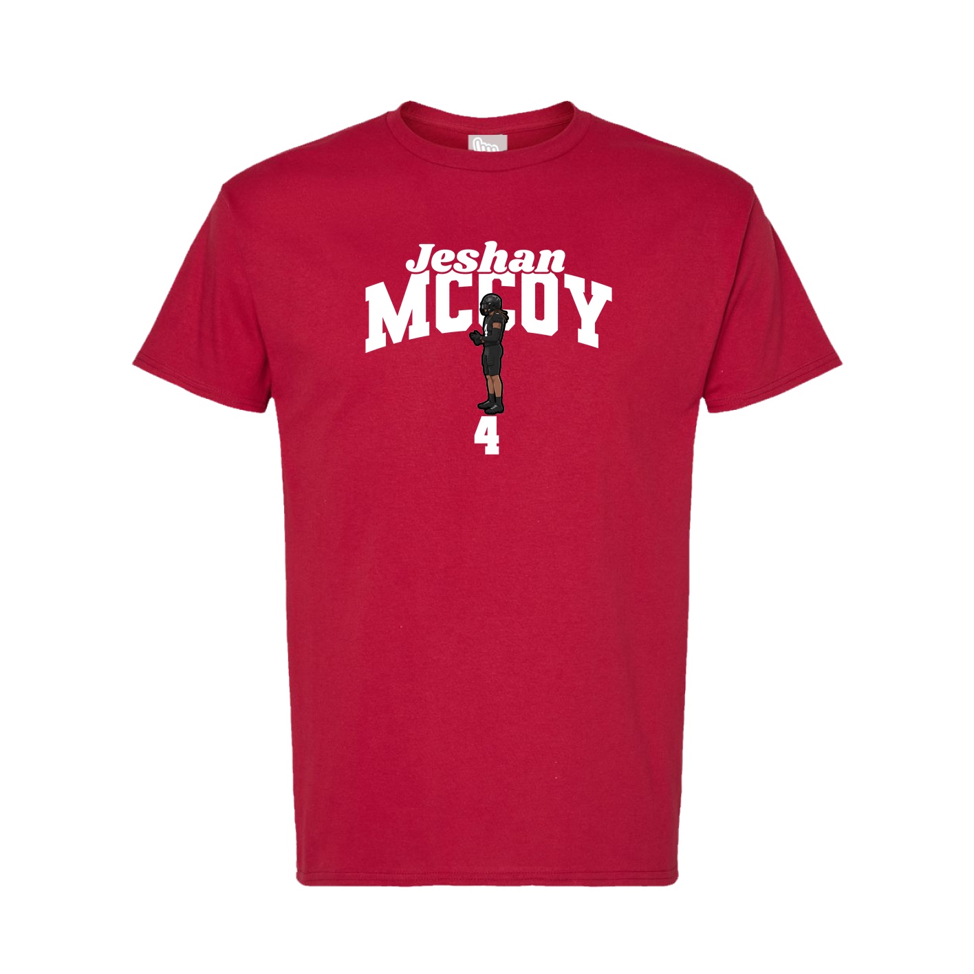 Tee — Signature Arch in Crimson