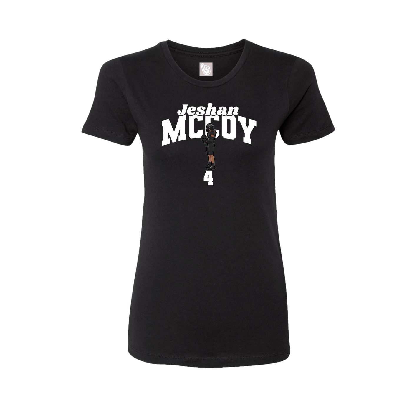 Womens Tee — Signature Arch in Black