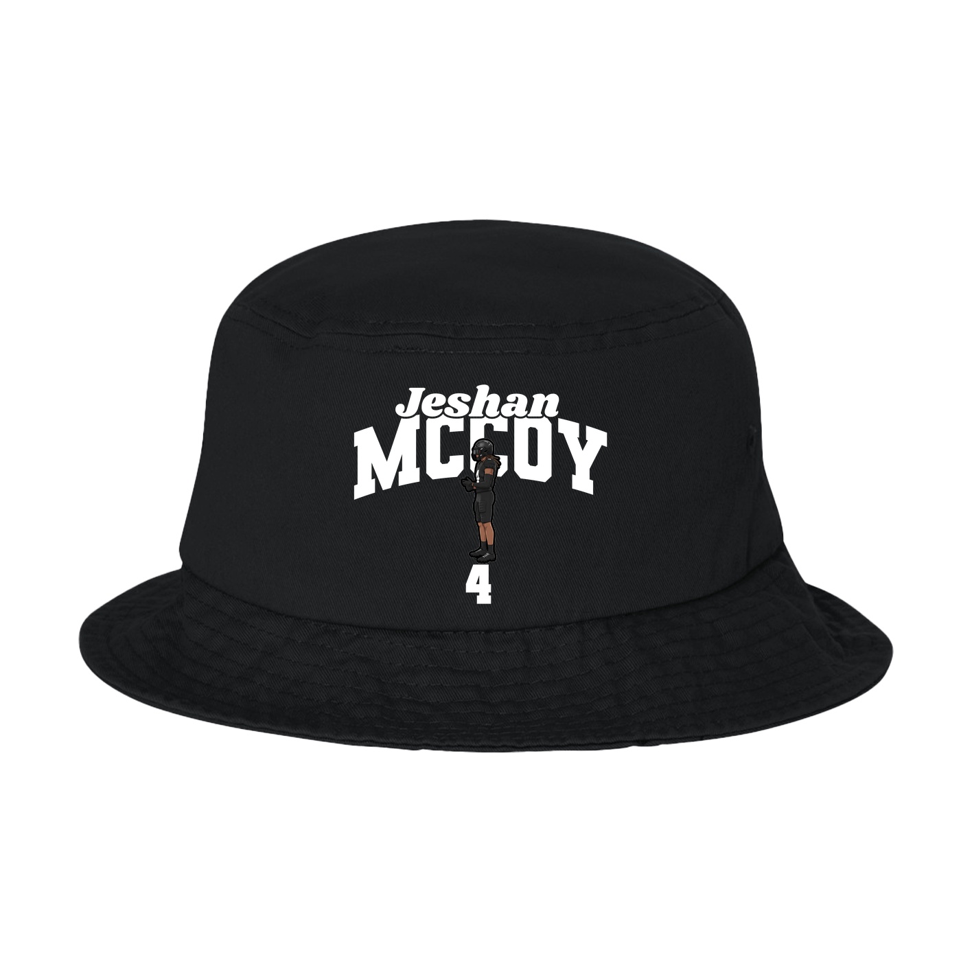 Bucket Cap — Signature Arch in Black