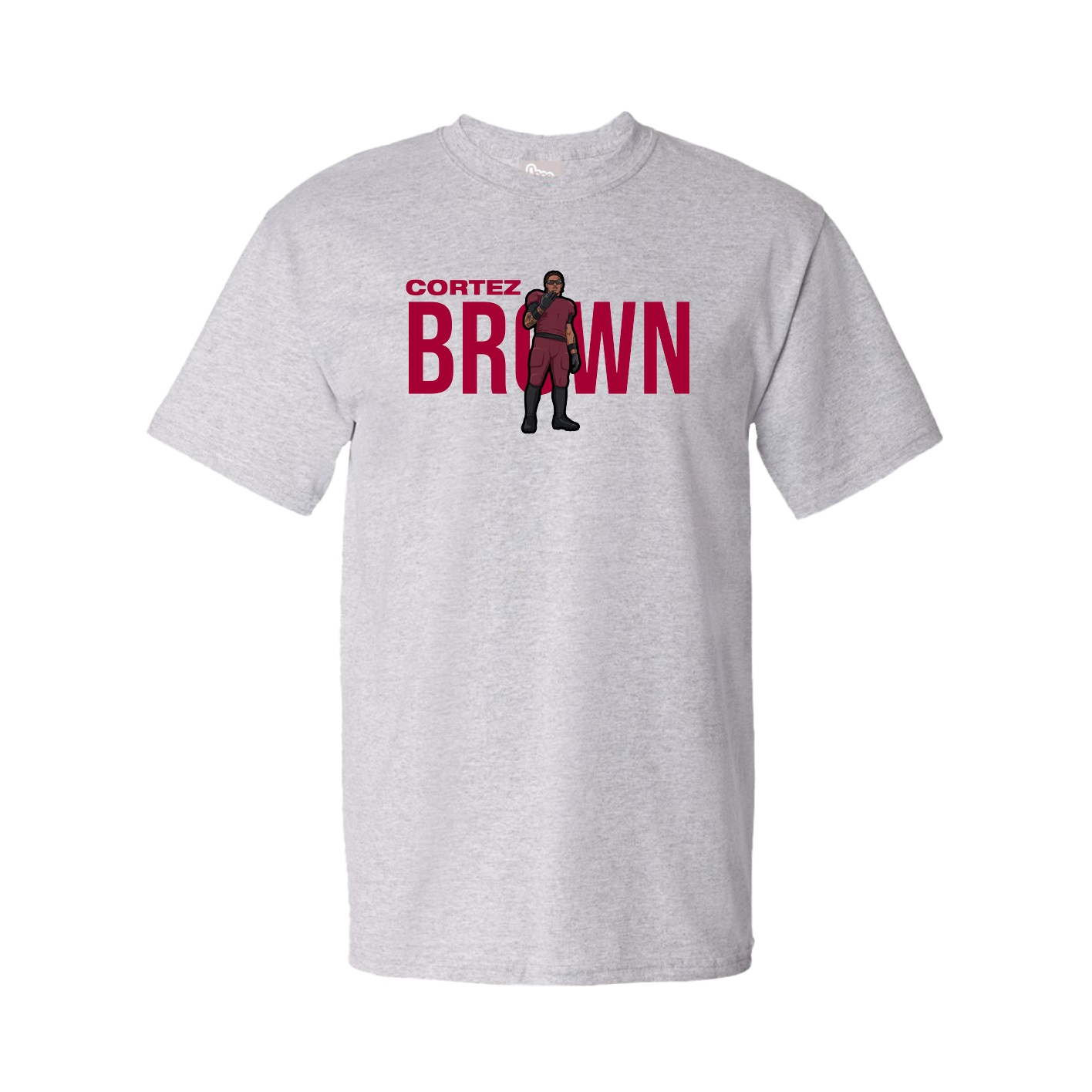 Youth Tee — Player Name in Grey