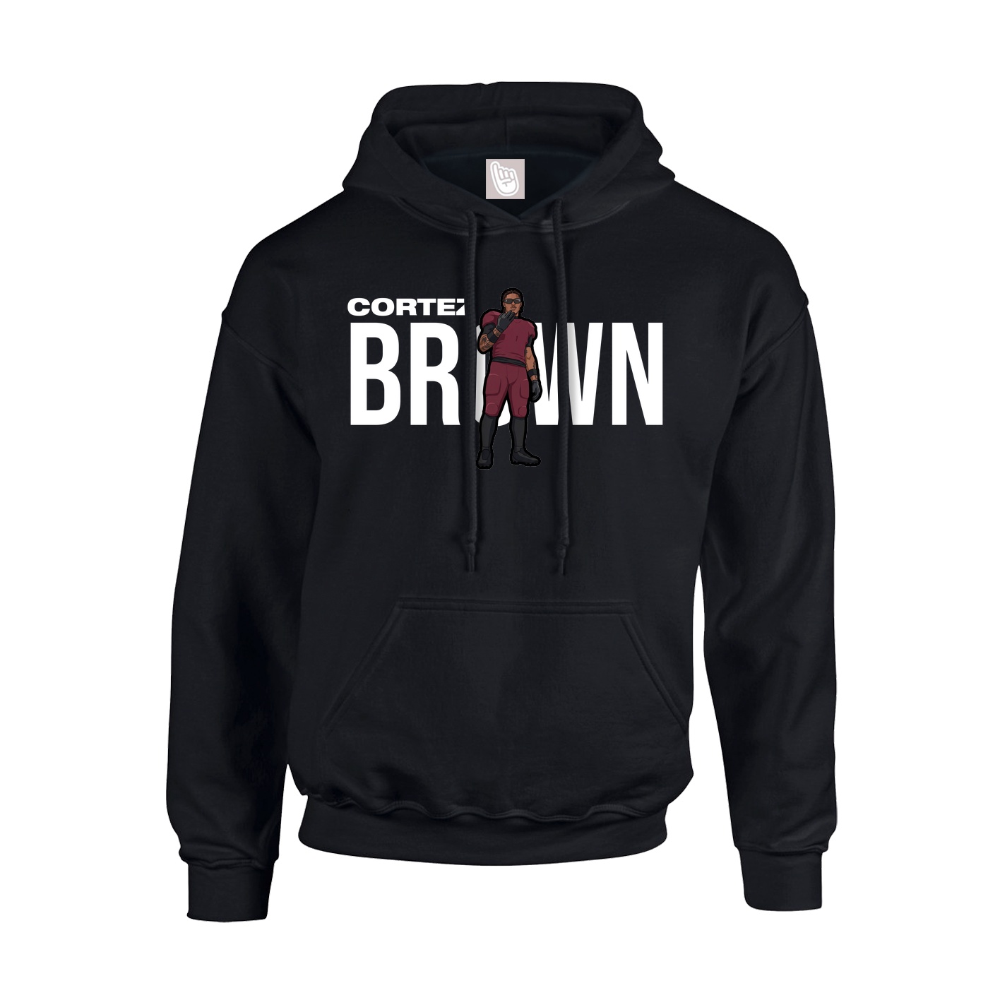 Hoodie — Player Name in Black