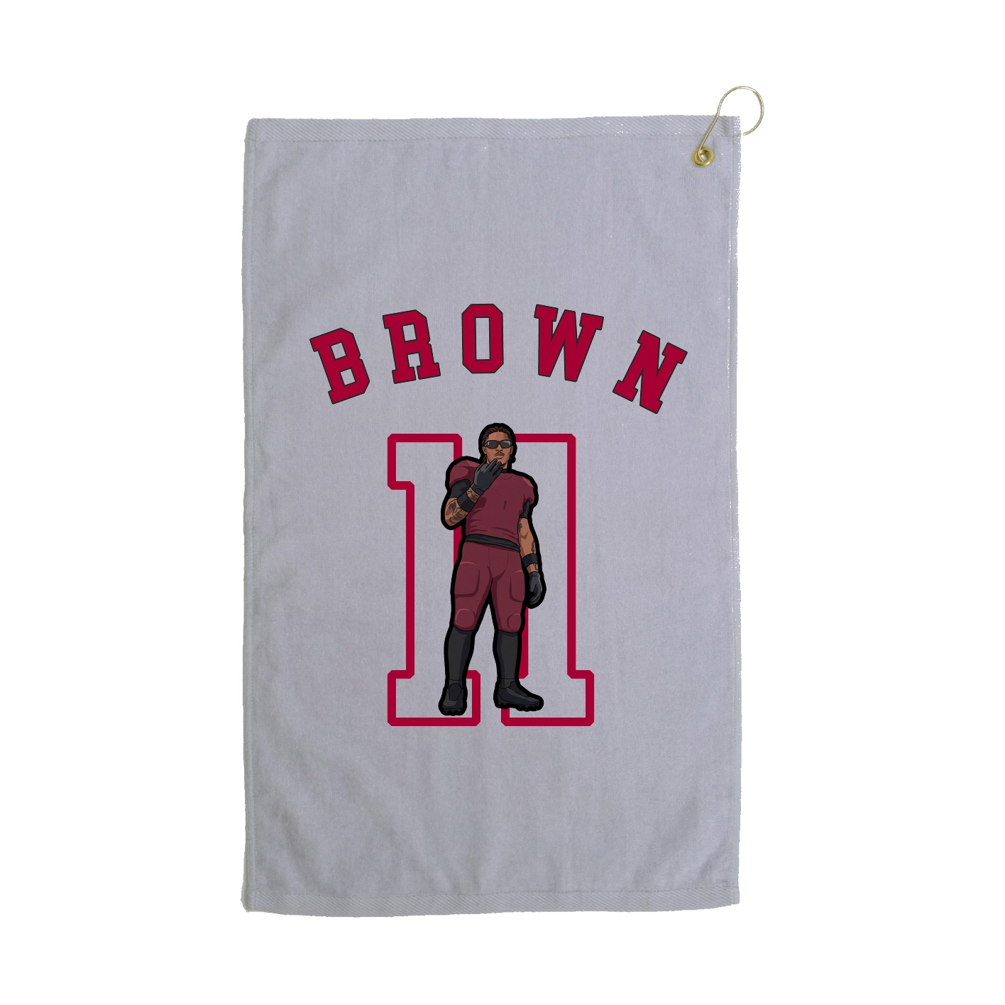Golf Towel — Shirsey Arch in Grey