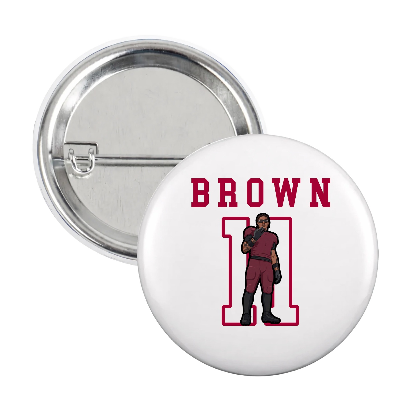 Game Day Button — Shirsey in White