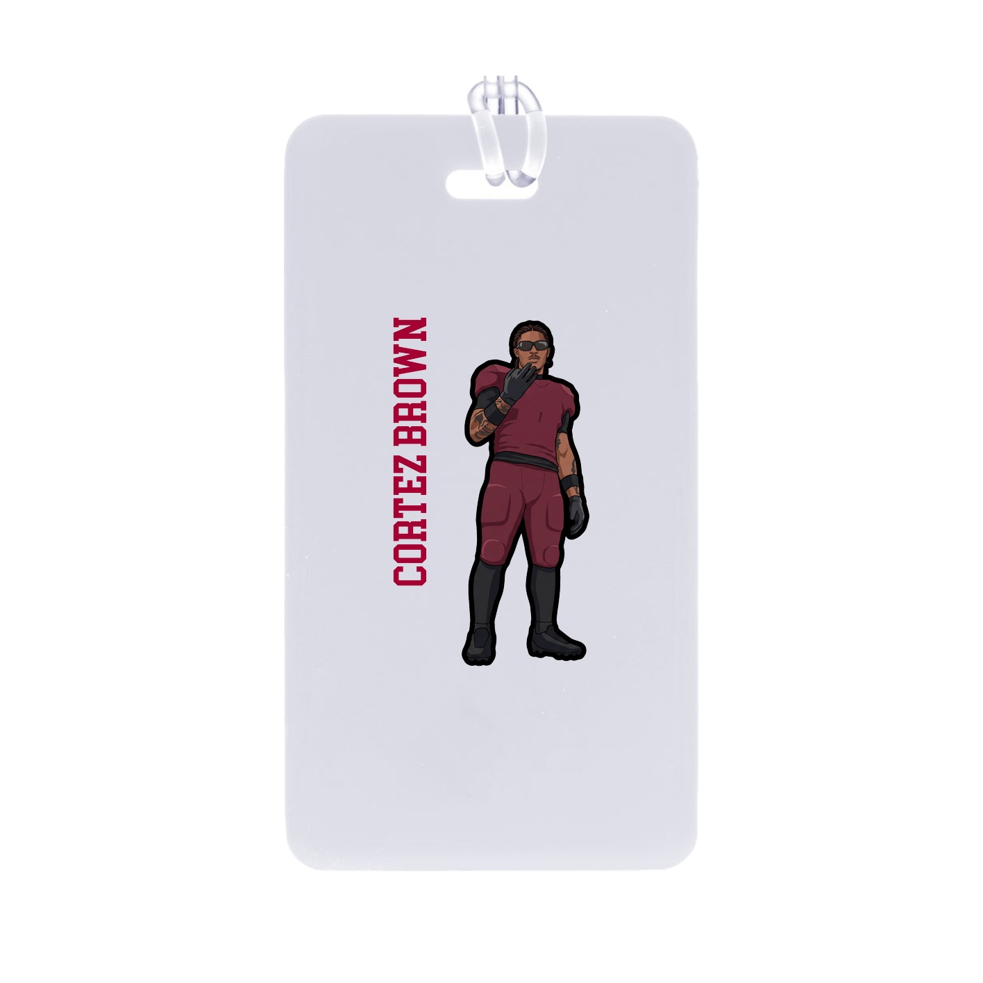 Bag Tag — Name Vertical in Classic