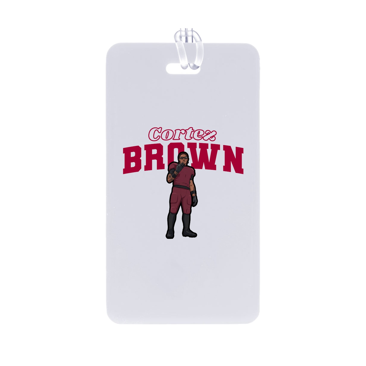 Bag Tag — Name Arch in Classic