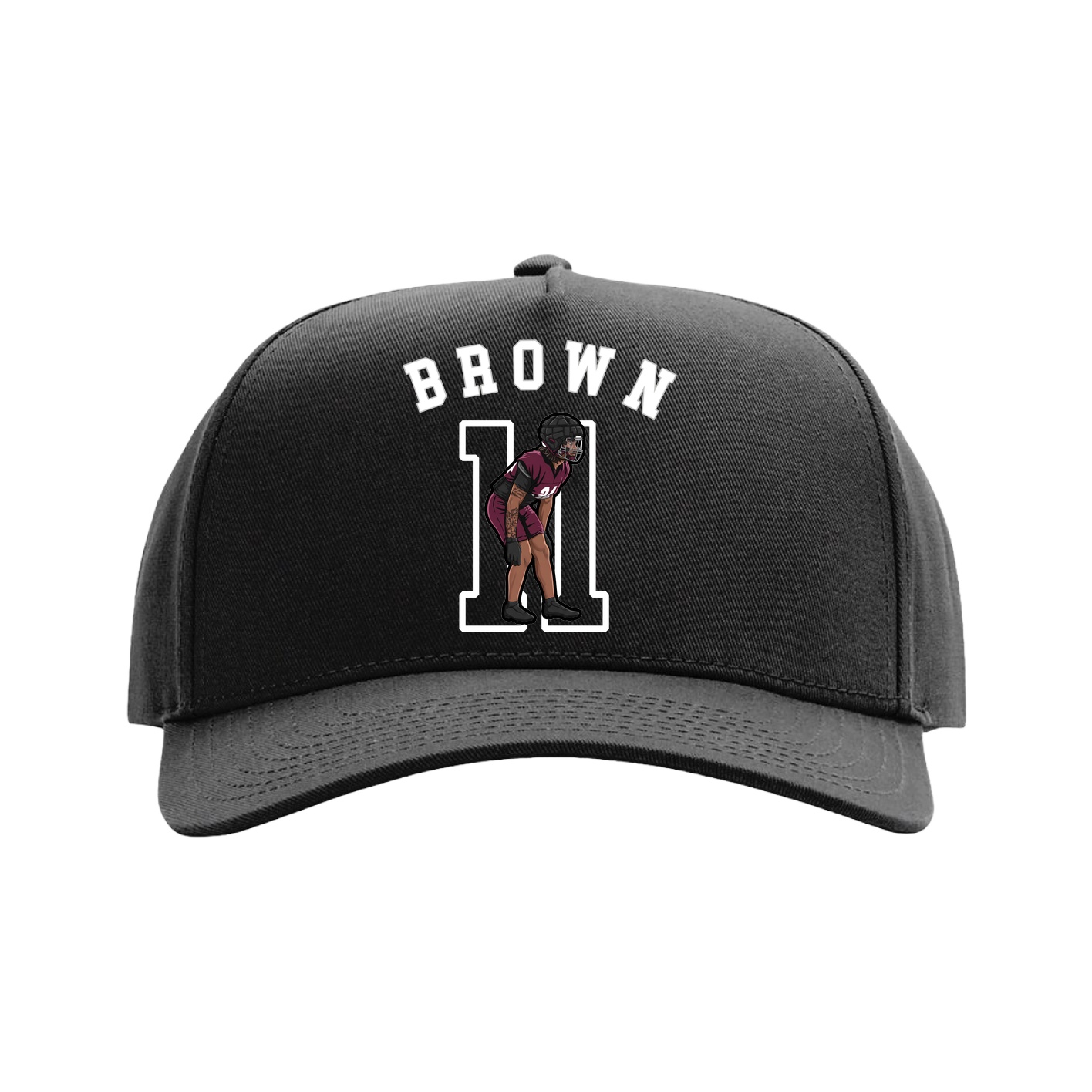 Full Fabric Five-Panel Champ Cap