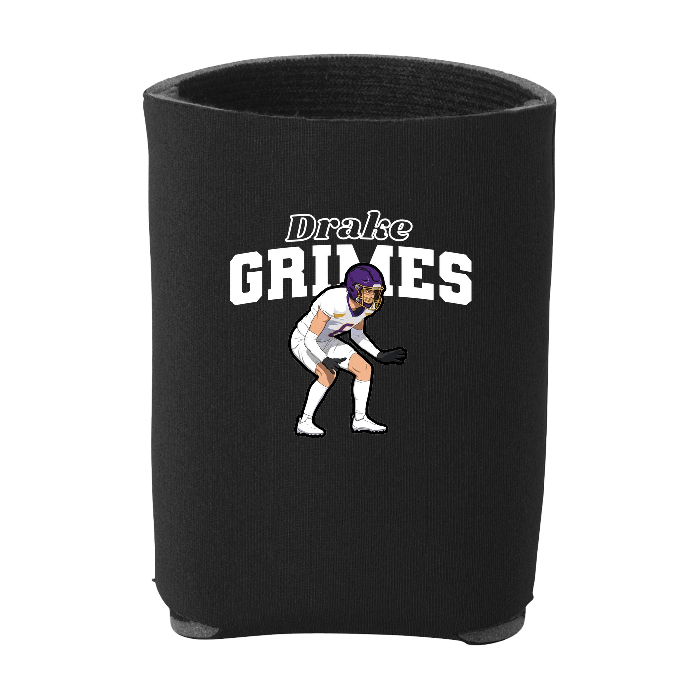 Can Holder — Name Arch in Black