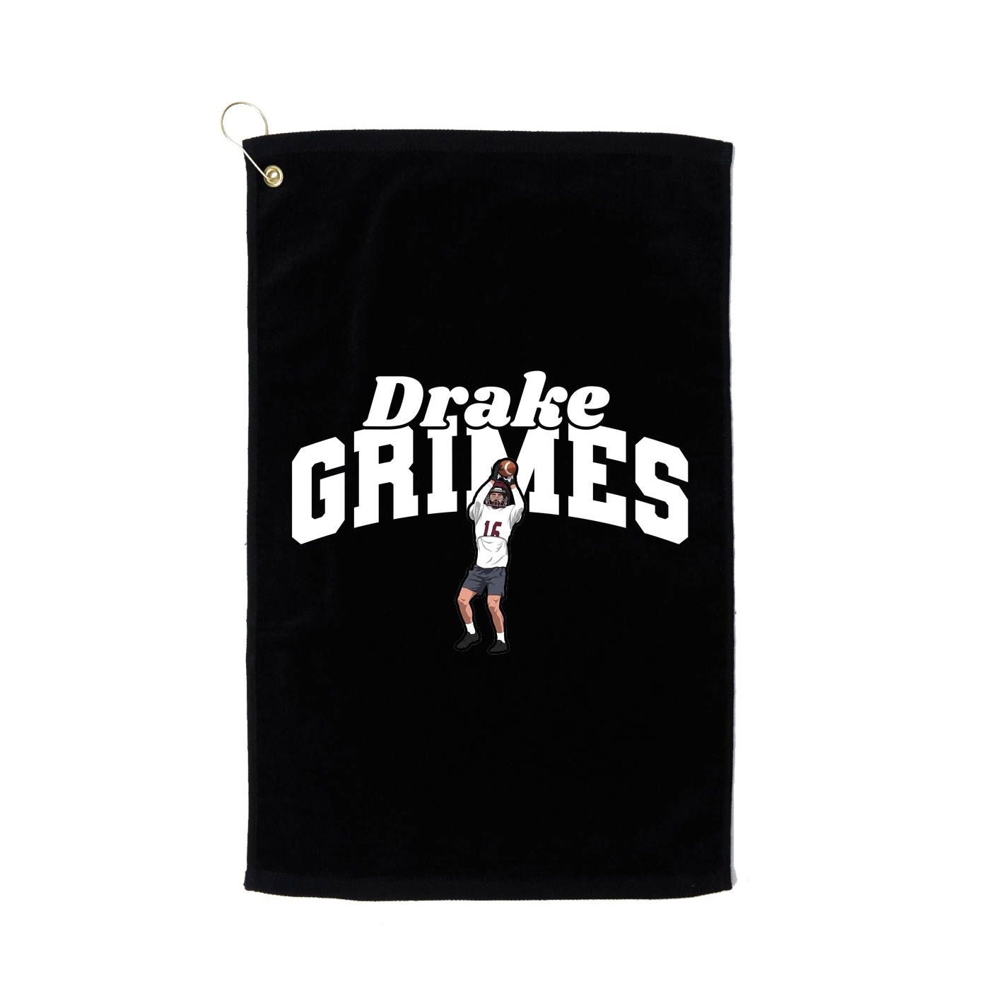 Golf Towel — Signature Arch in Black