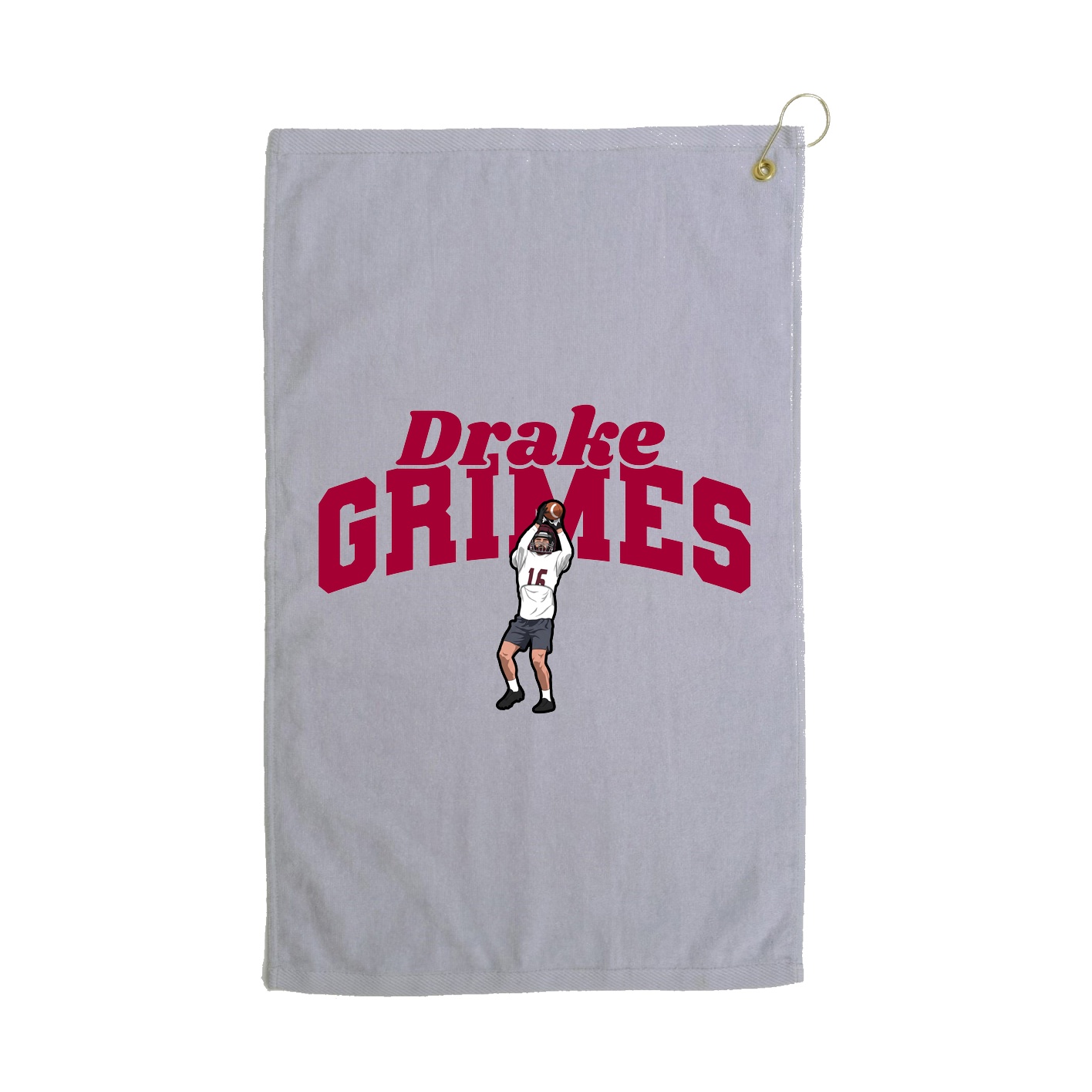 Golf Towel — Signature Arch in Grey