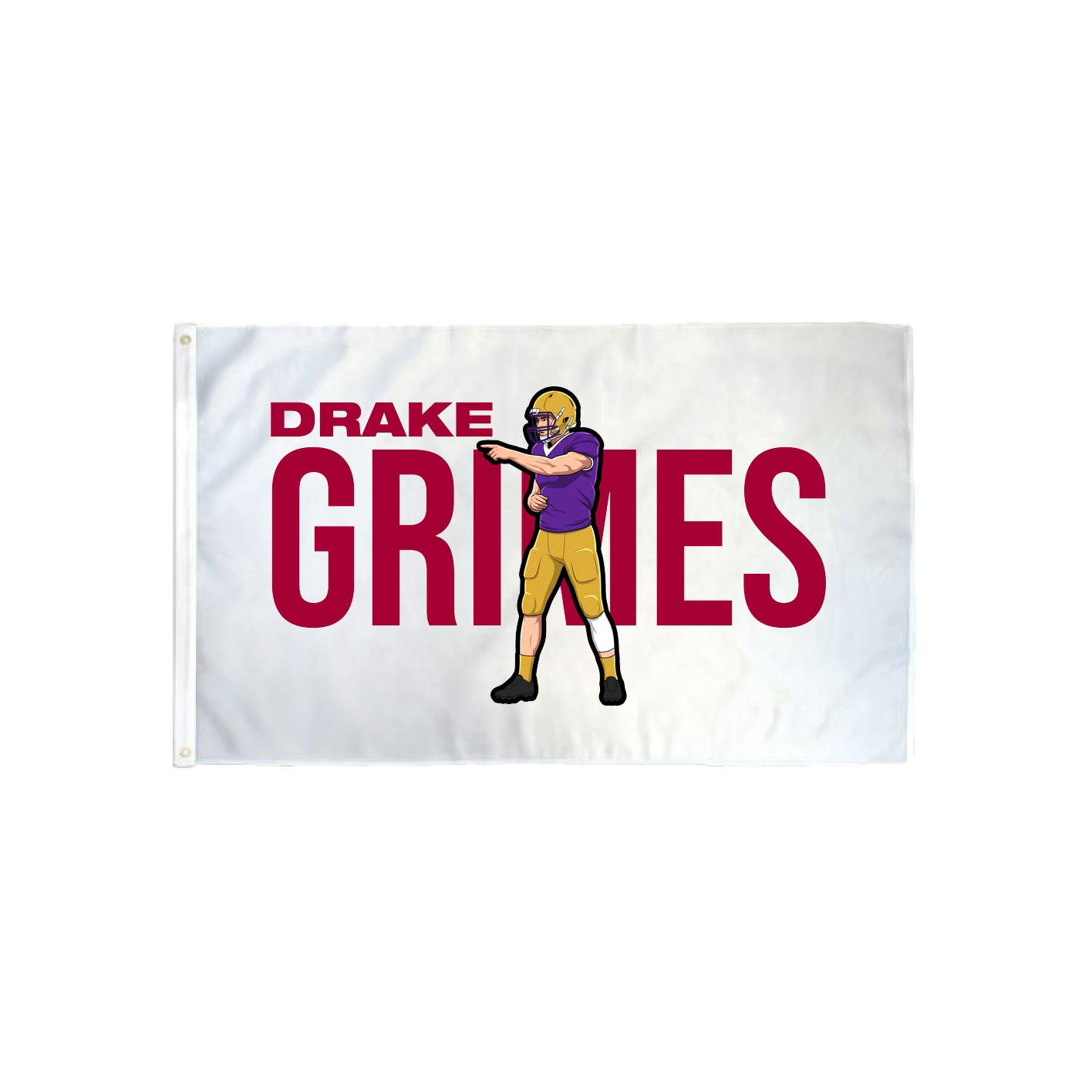 3x5 Flag — Player Name in Classic