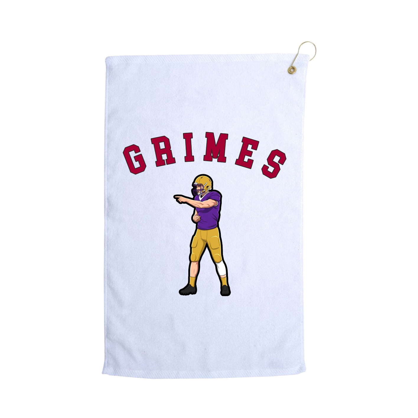 Golf Towel — Shirsey Arch in White