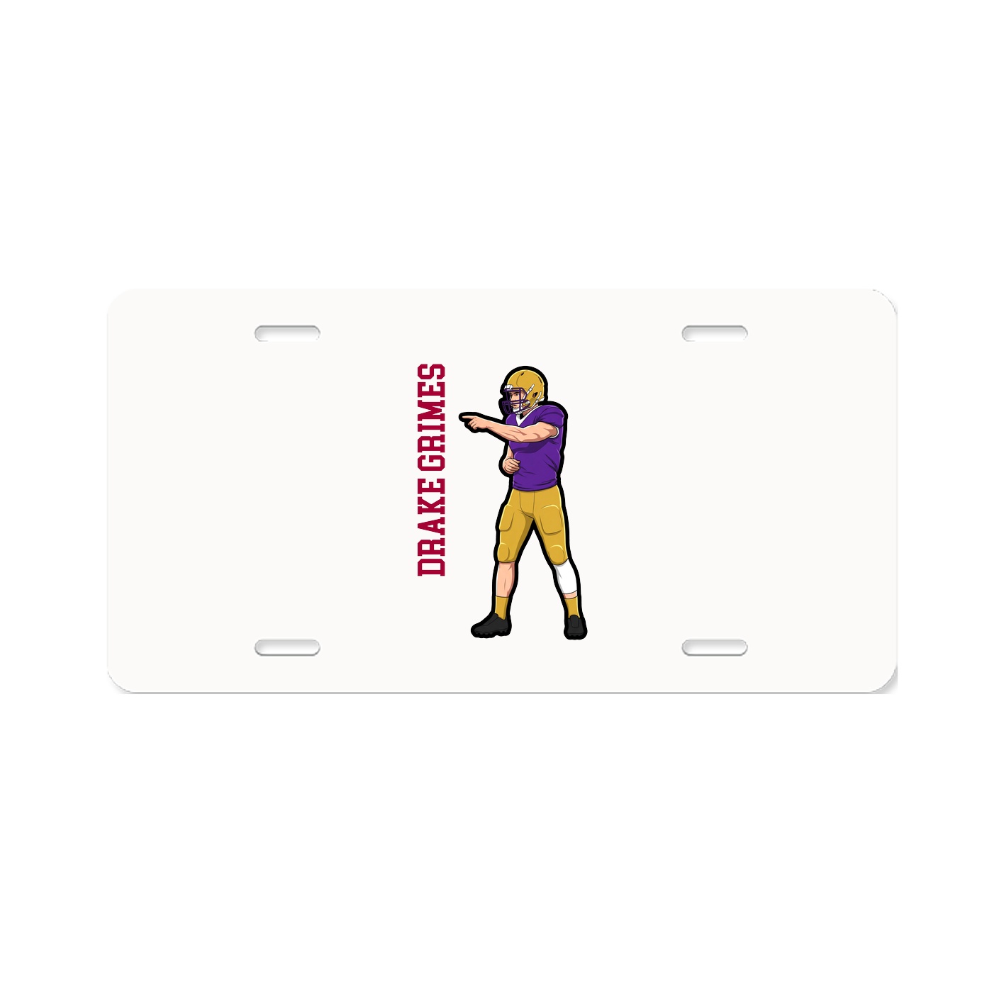 Aluminum License Plate