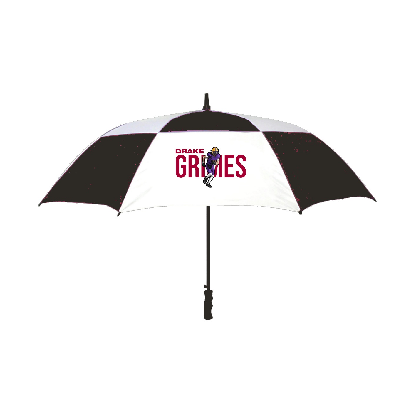 Golf Umbrella — Player Name in Black