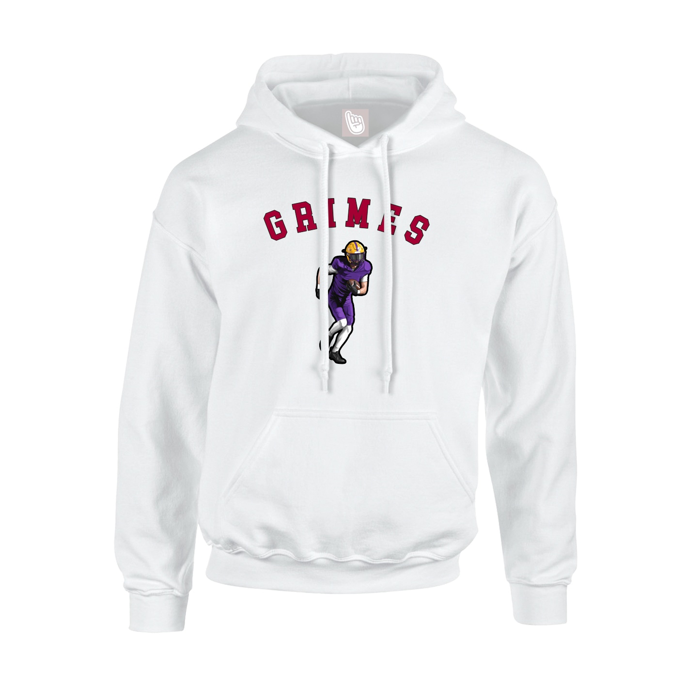 Youth Hoodie — Shirsey Arch in White