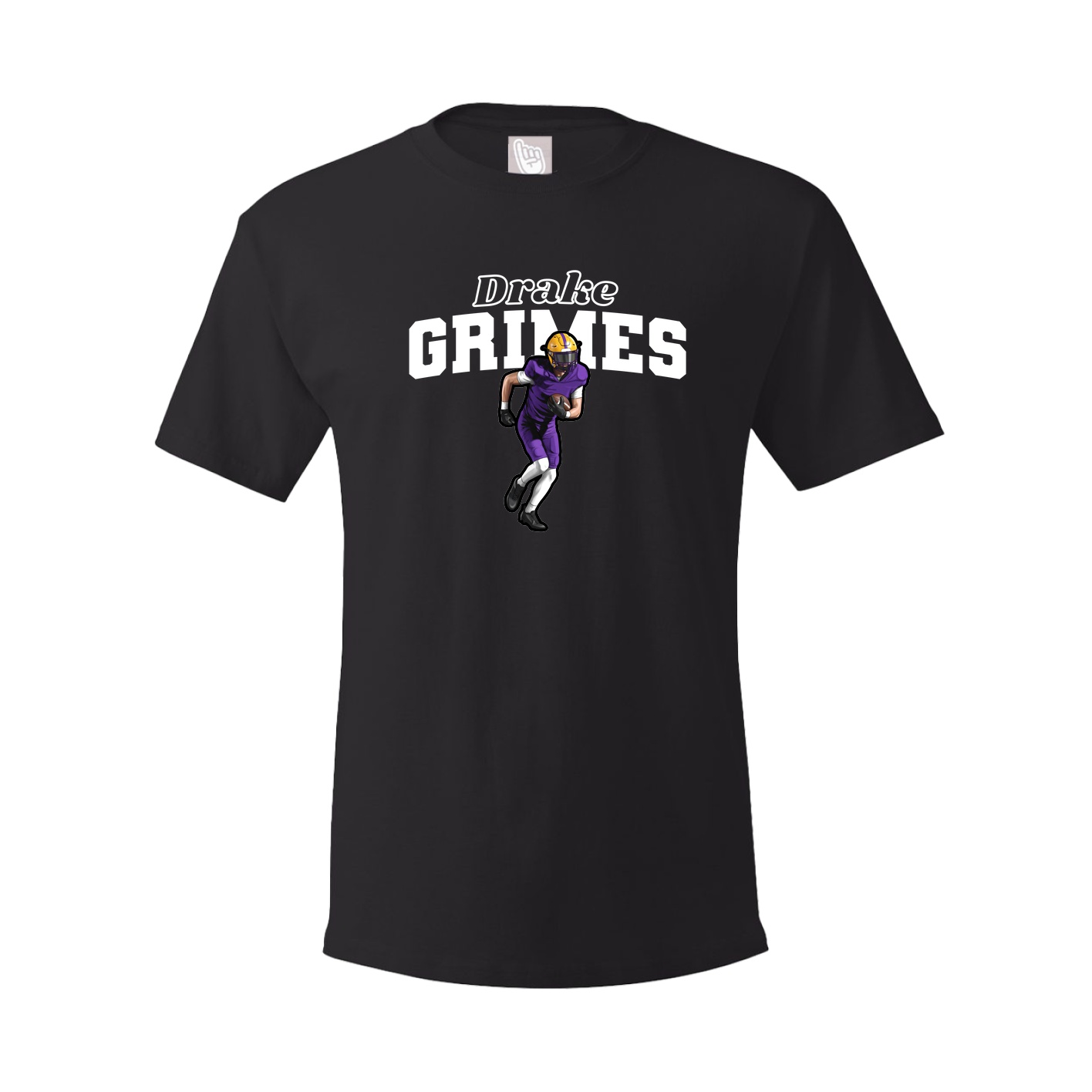 Youth Tee — Name Arch in Black