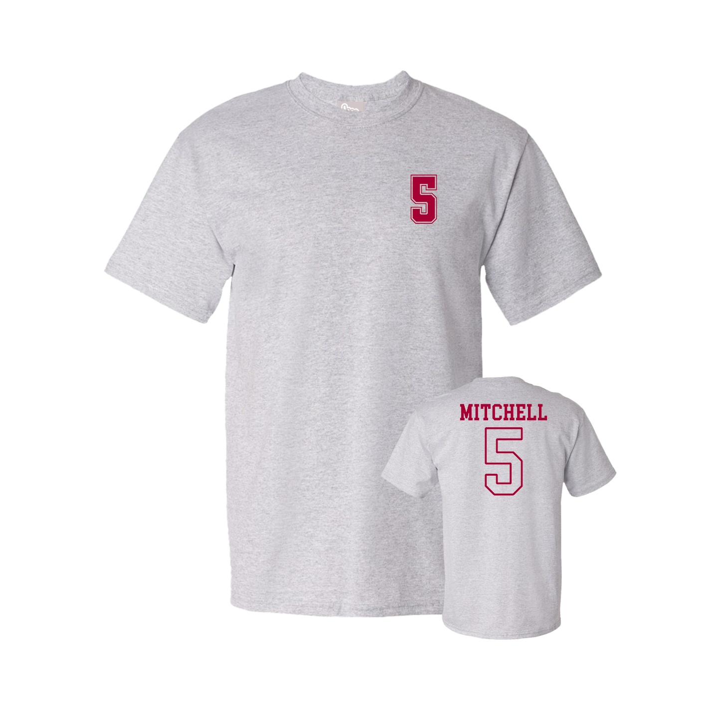 Youth Tee — Chest Back in Grey