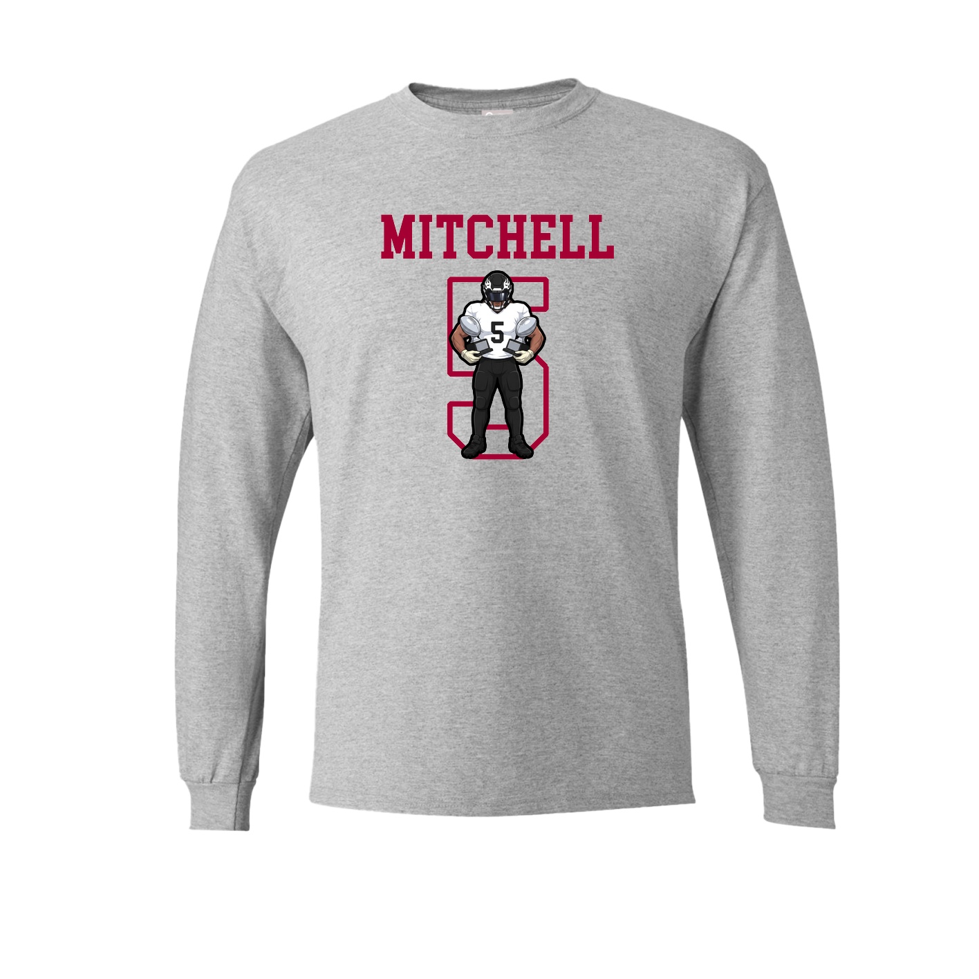 Long Sleeve Tee — Shirsey in Grey