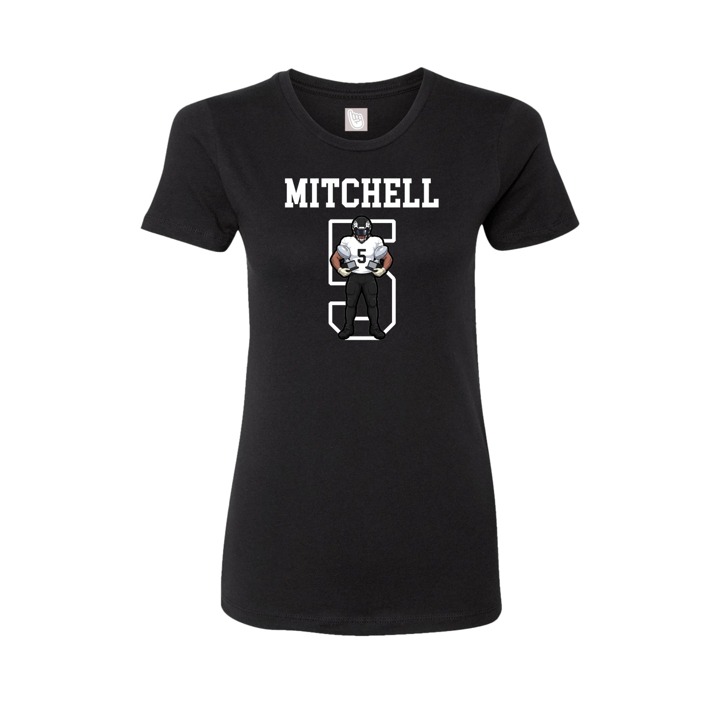 Fitted Women's Tee — Shirsey in Black