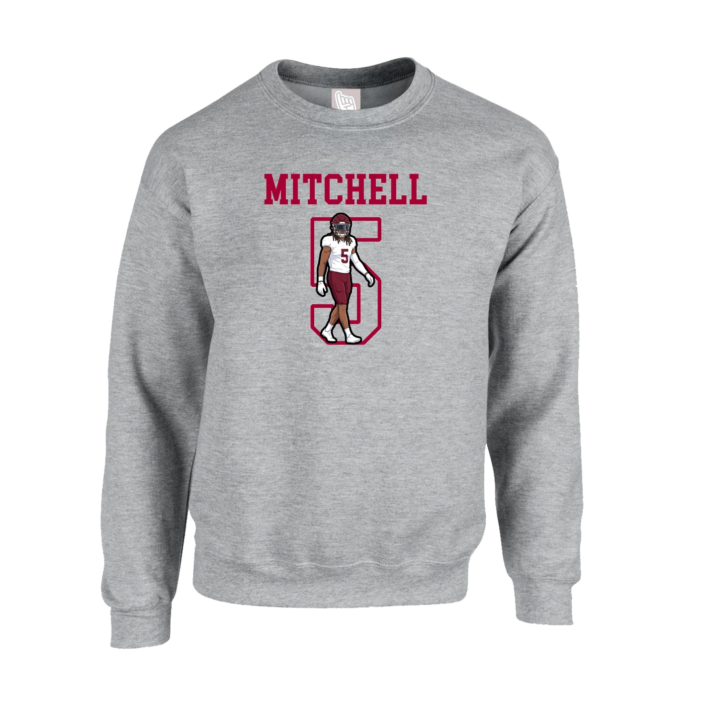 Fleece Crew — Shirsey in Grey