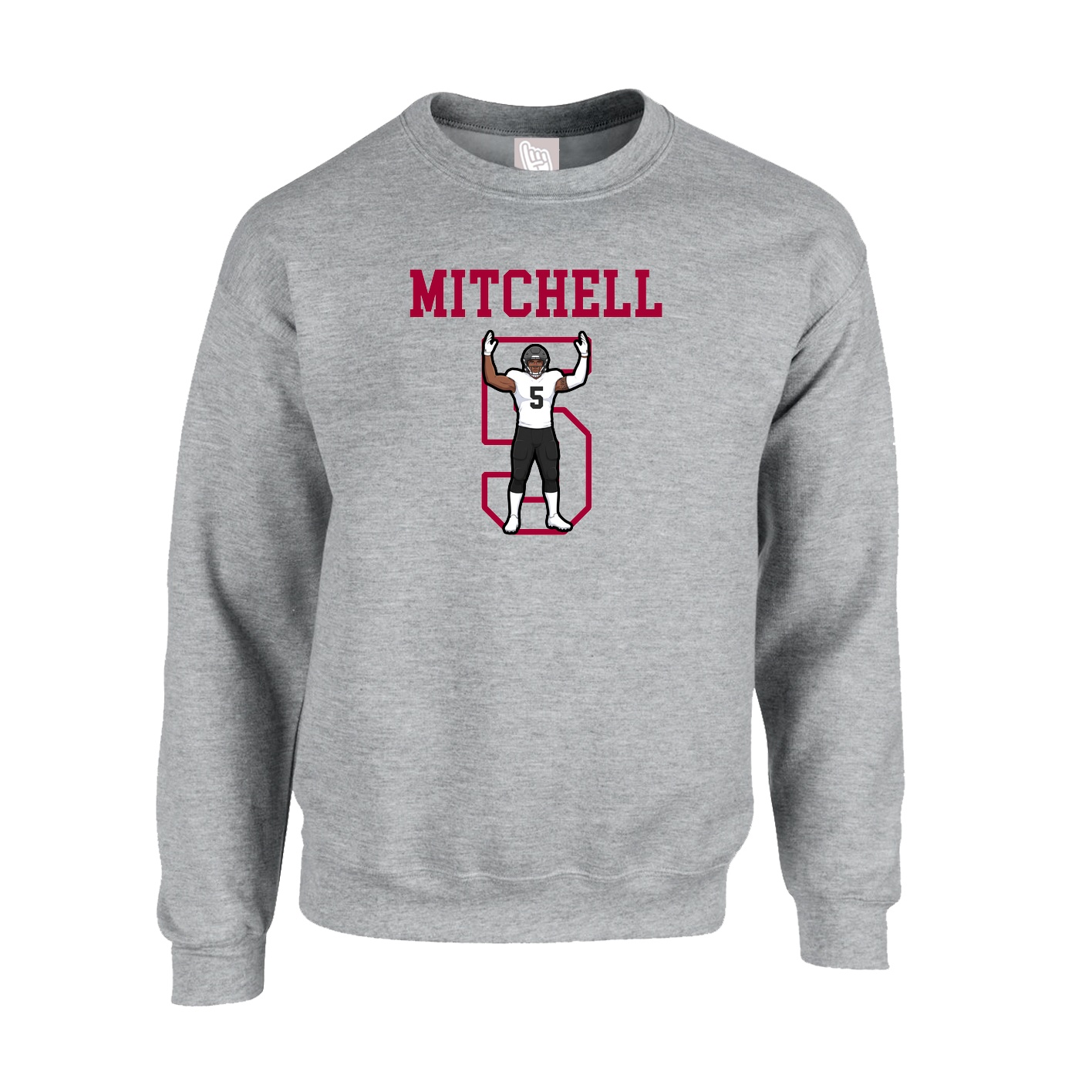 Fleece Crew — Shirsey in Grey