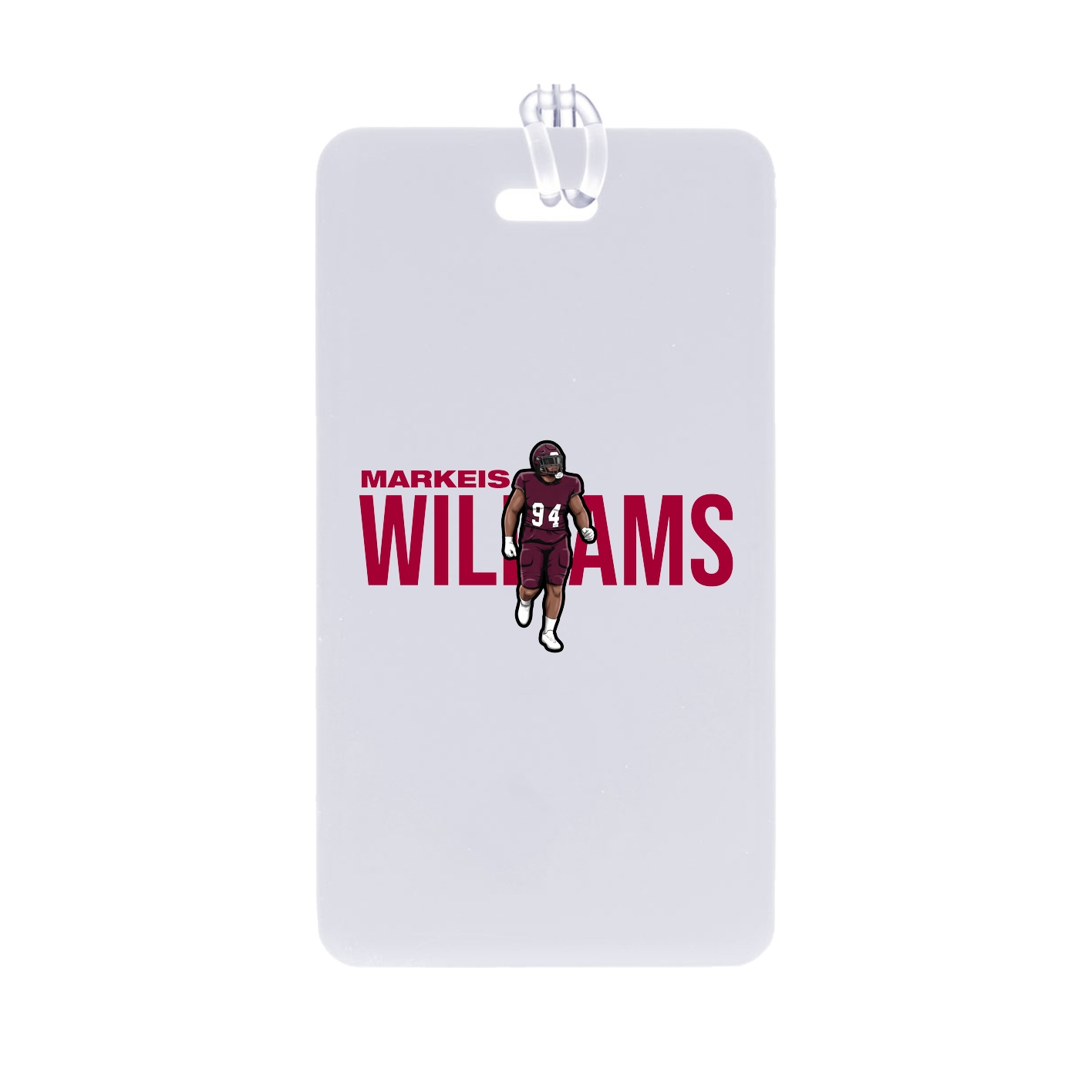 Bag Tag — Player Name in Classic