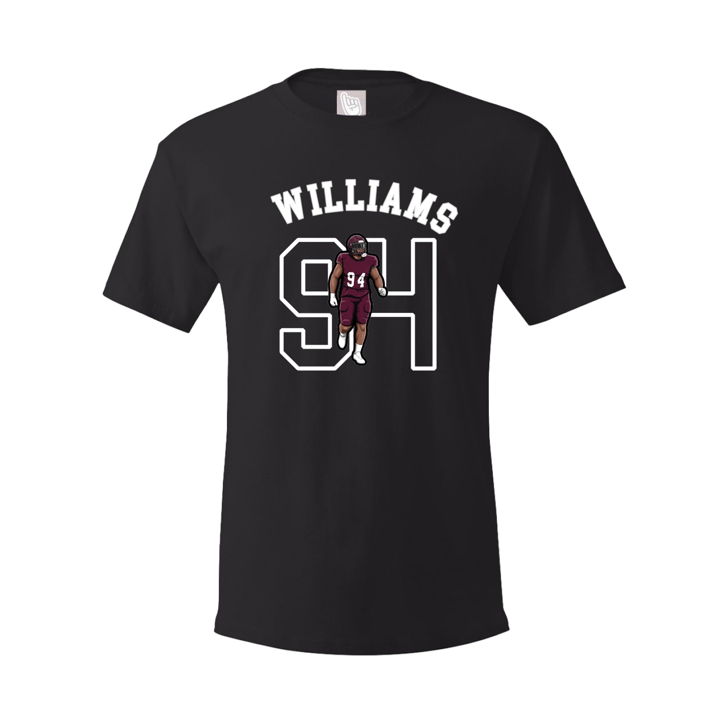 Youth Tee — Shirsey Arch in Black