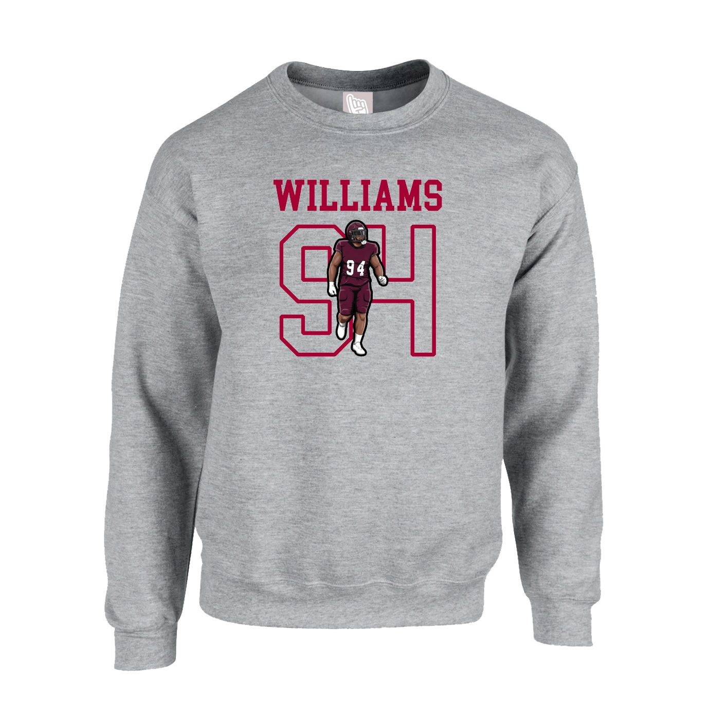Fleece Crew — Shirsey in Grey