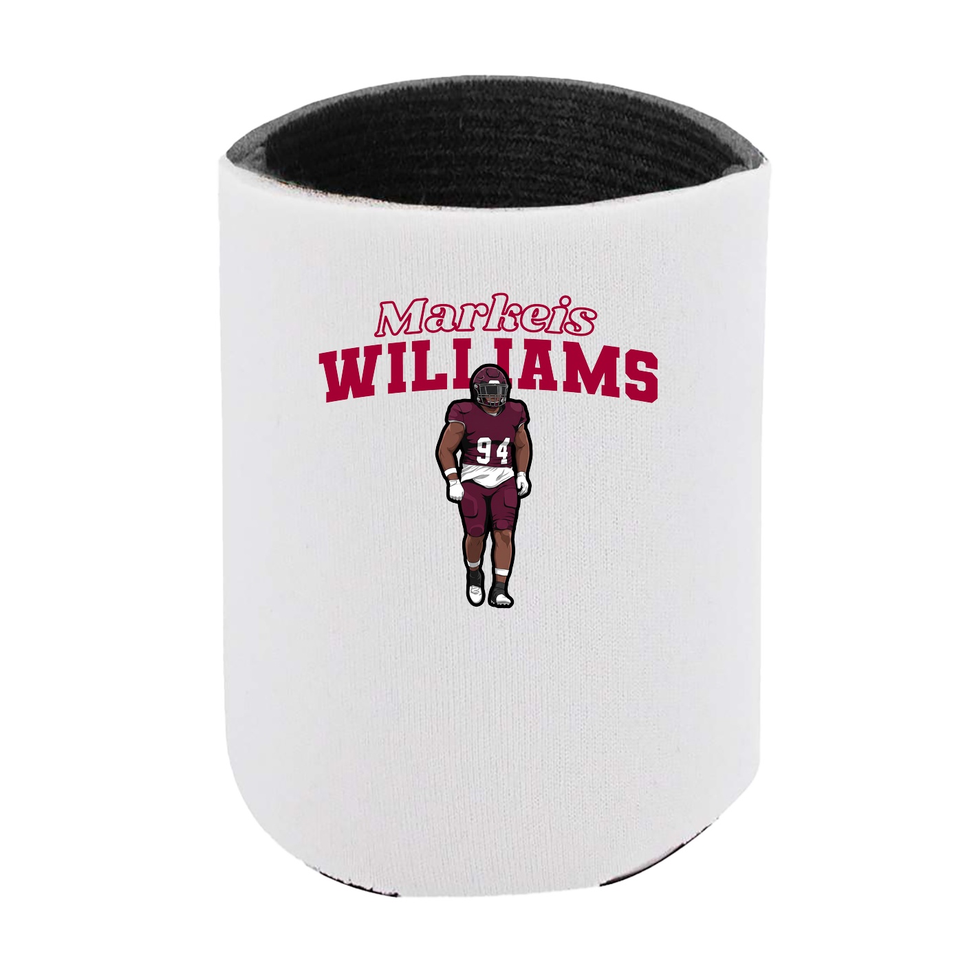 Can Holder — Name Arch in White