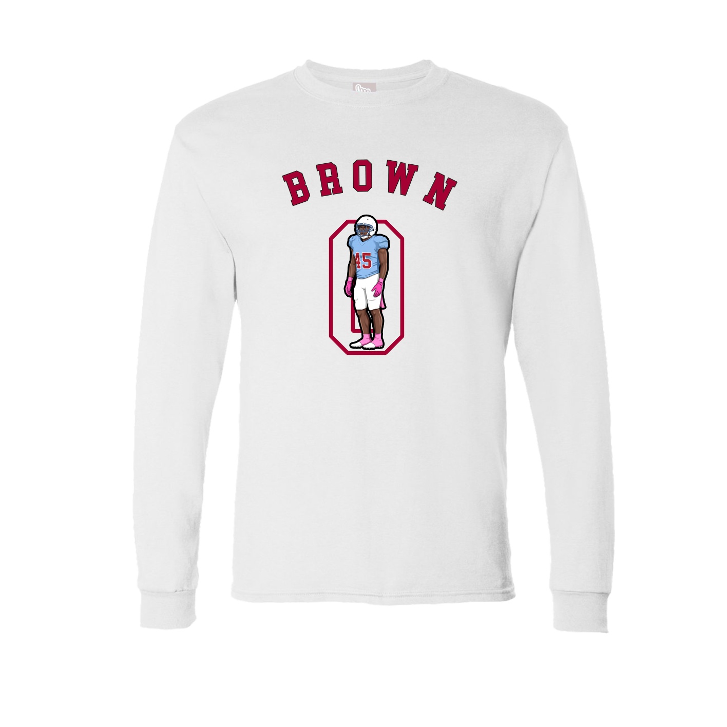 Long Sleeve Tee — Shirsey Arch in White