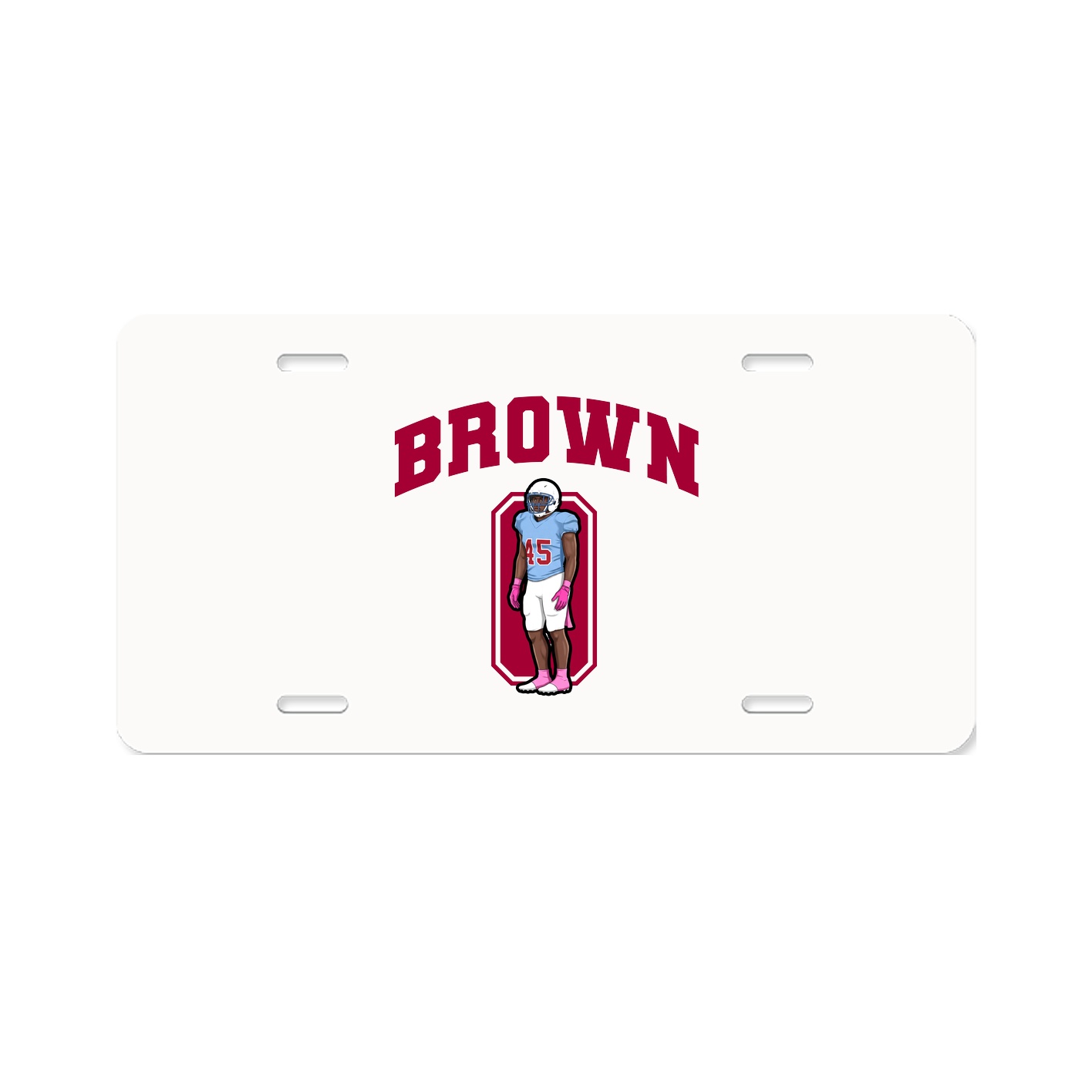 License Plate — Number in Classic