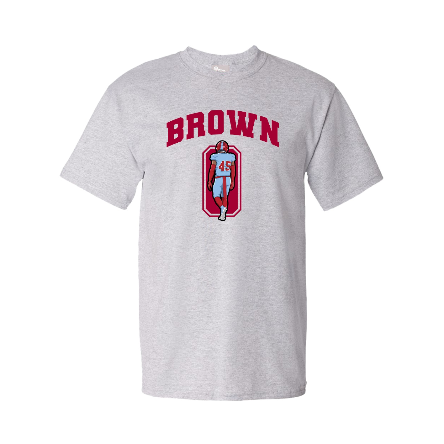Youth Tee — Number in Grey