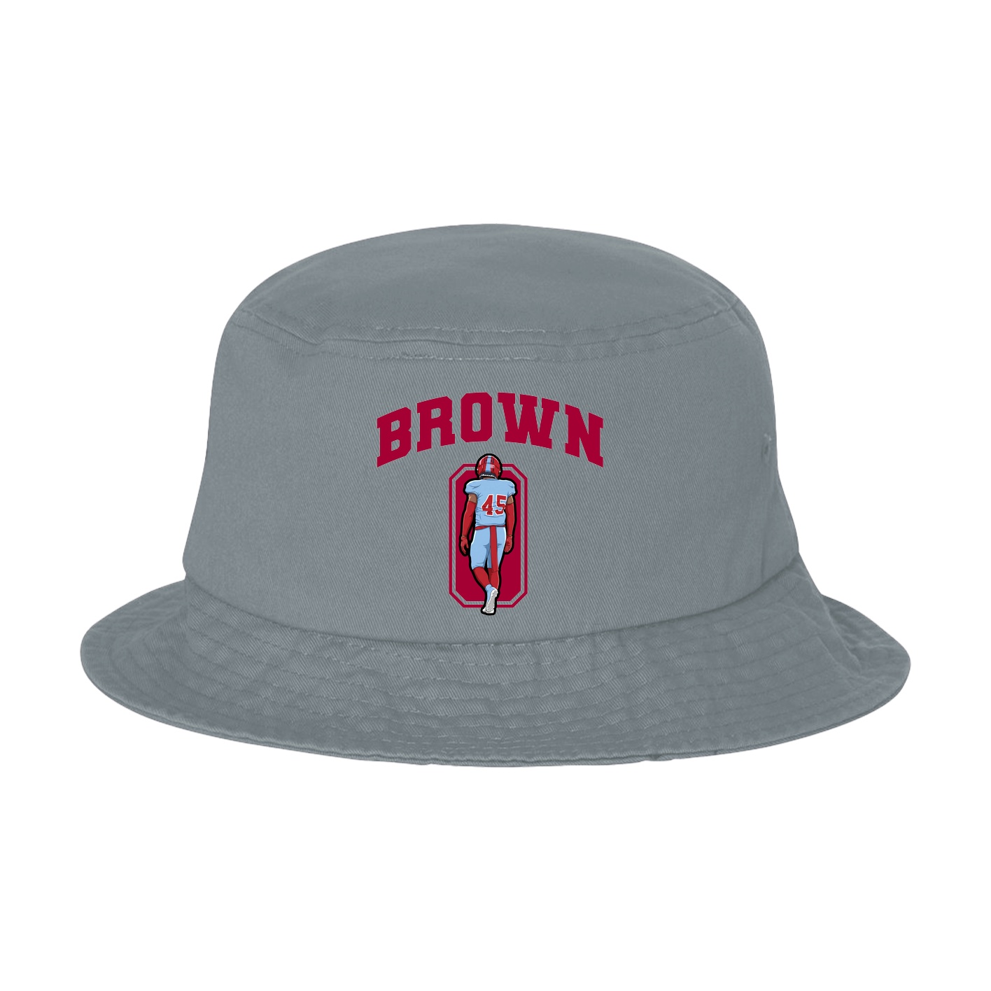 Bucket Cap — Number in Grey