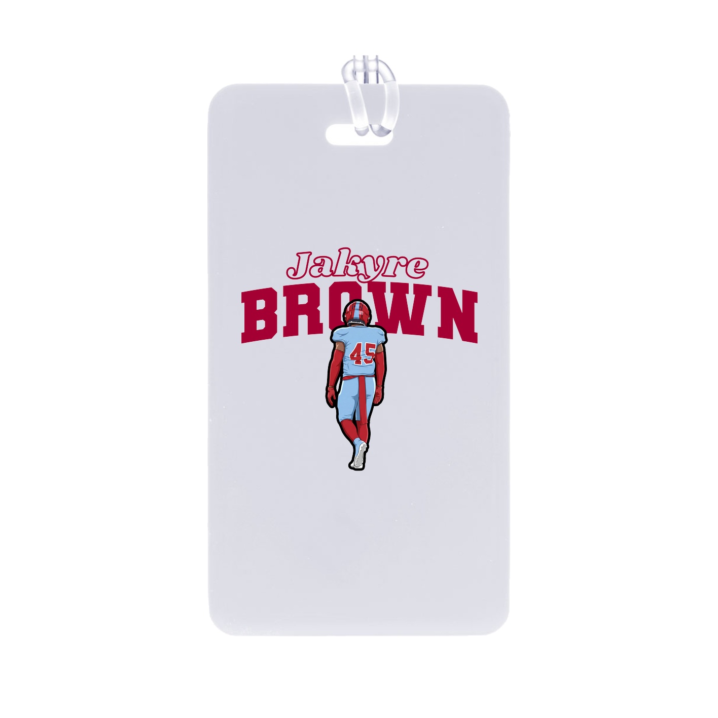 Bag Tag — Name Arch in Classic