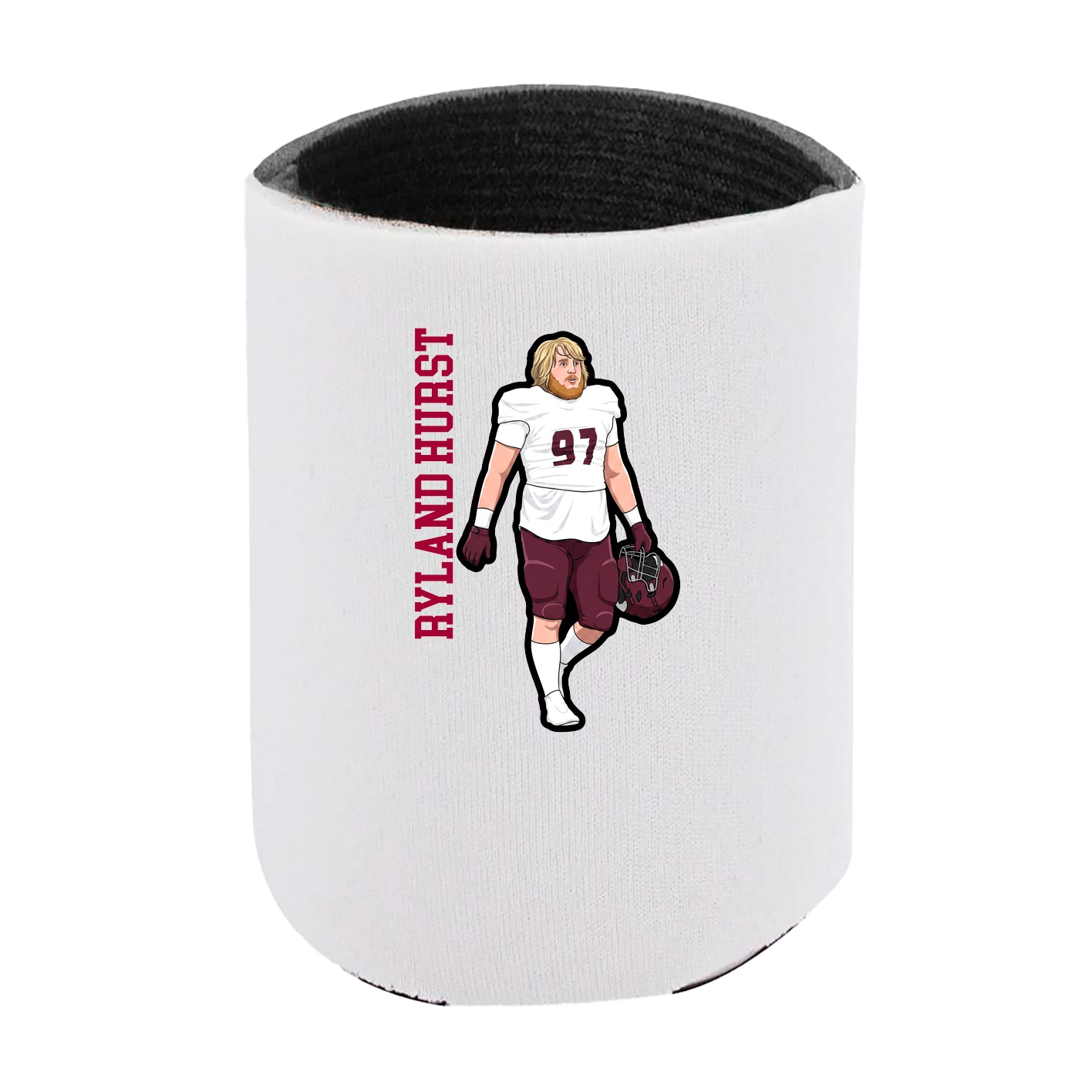 Can Holder — Name Vertical in White