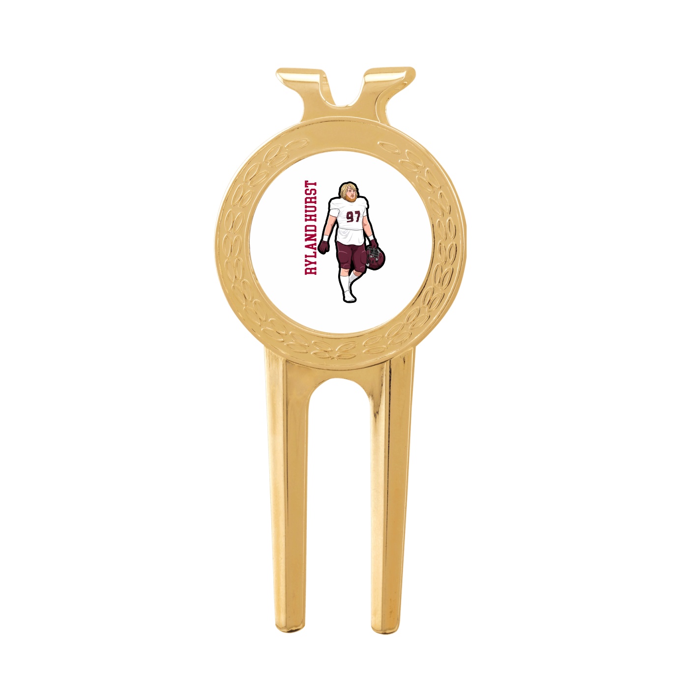Divot Tool with Ball Marker — Name Vertical in Classic