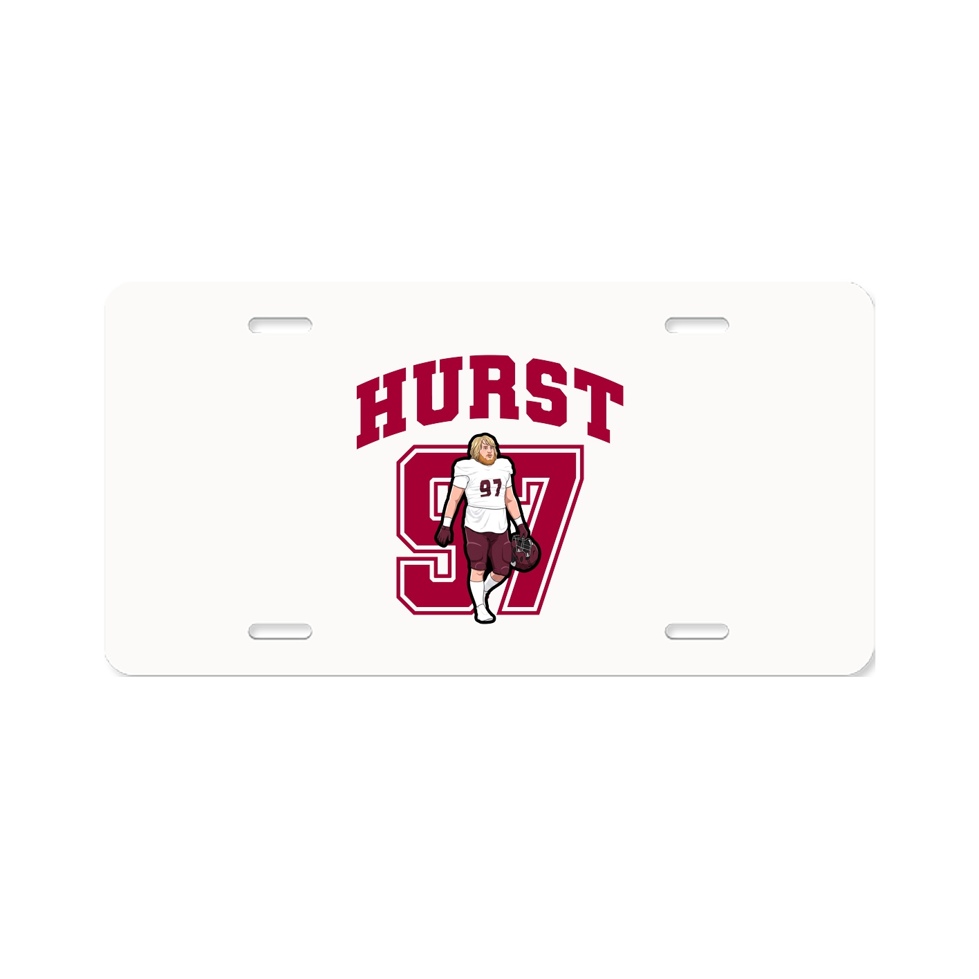 License Plate — Number in Classic