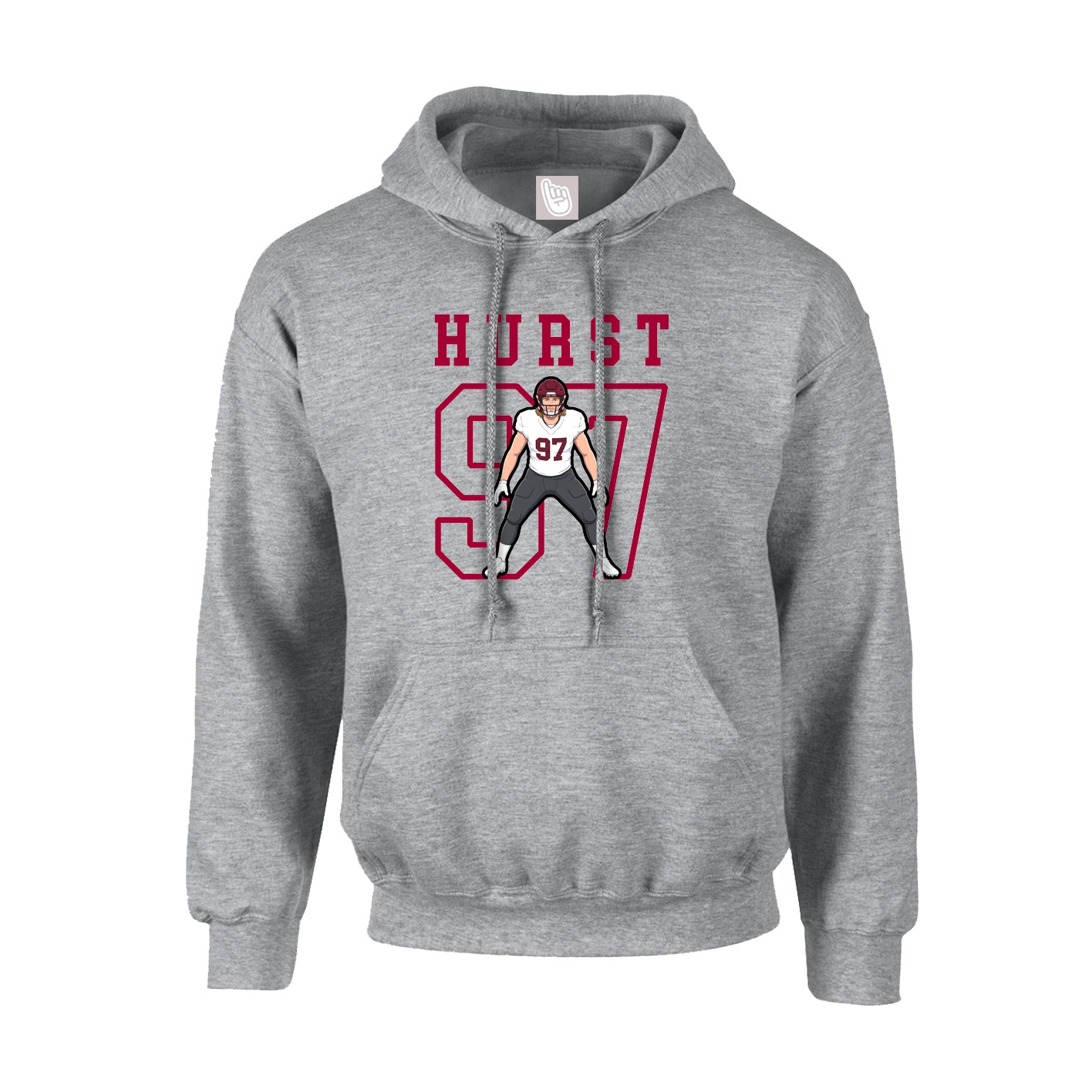 Hoodie — Shirsey in Grey