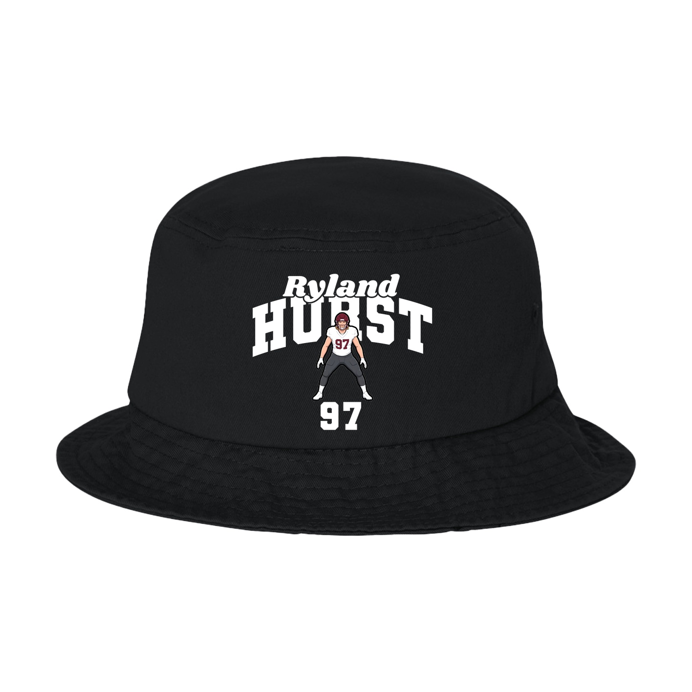 Bucket Cap — Signature Arch in Black