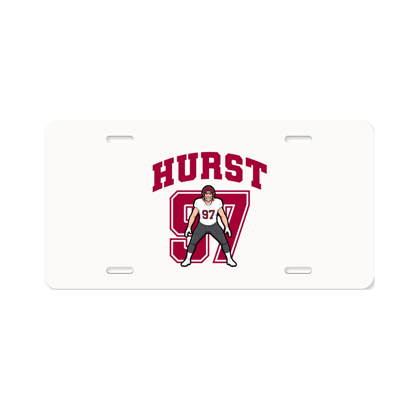 License Plate — Number in Classic