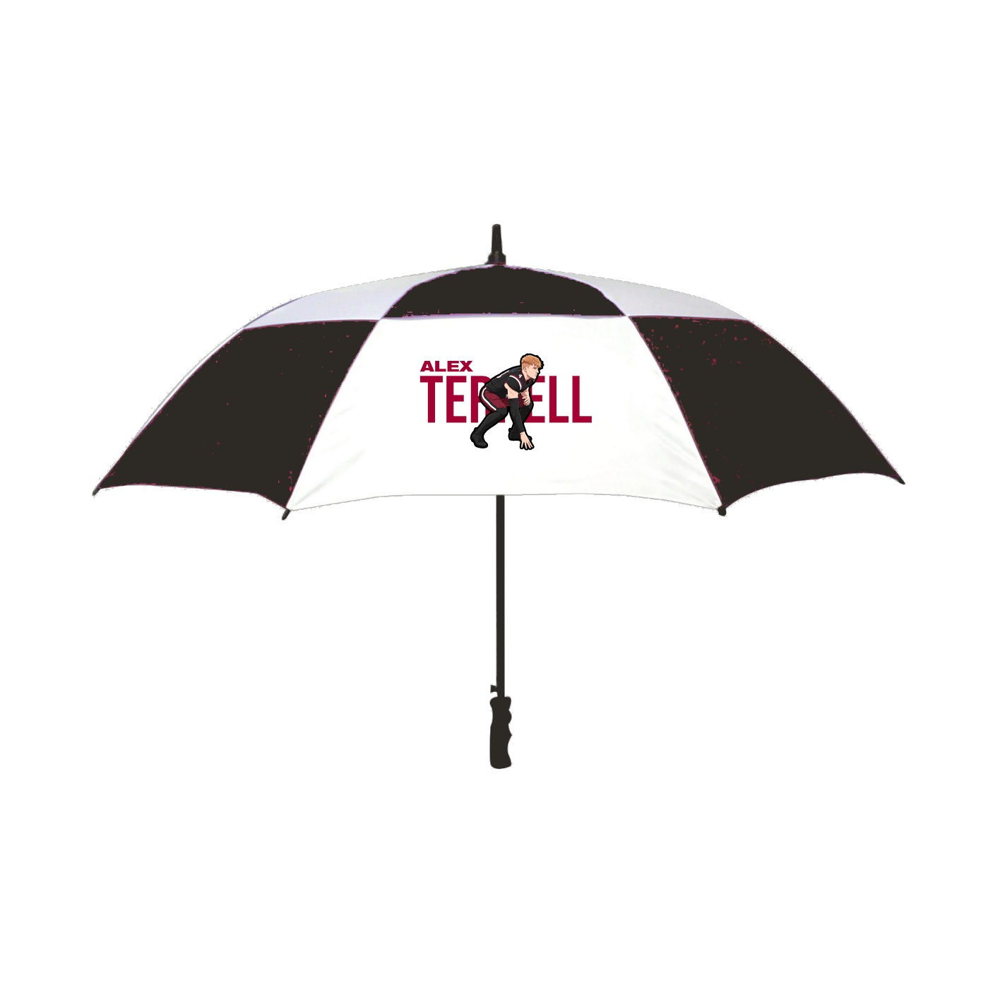 Golf Umbrella — Player Name in Black