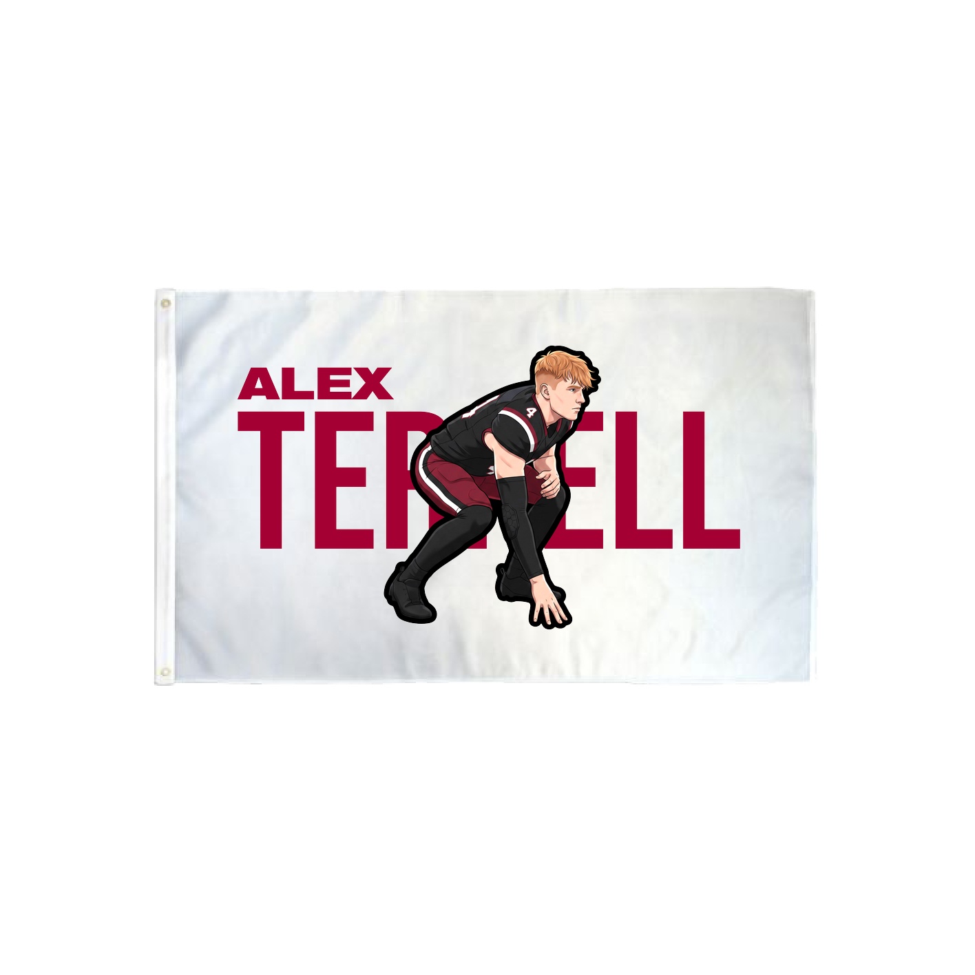 3x5 Flag — Player Name in Classic
