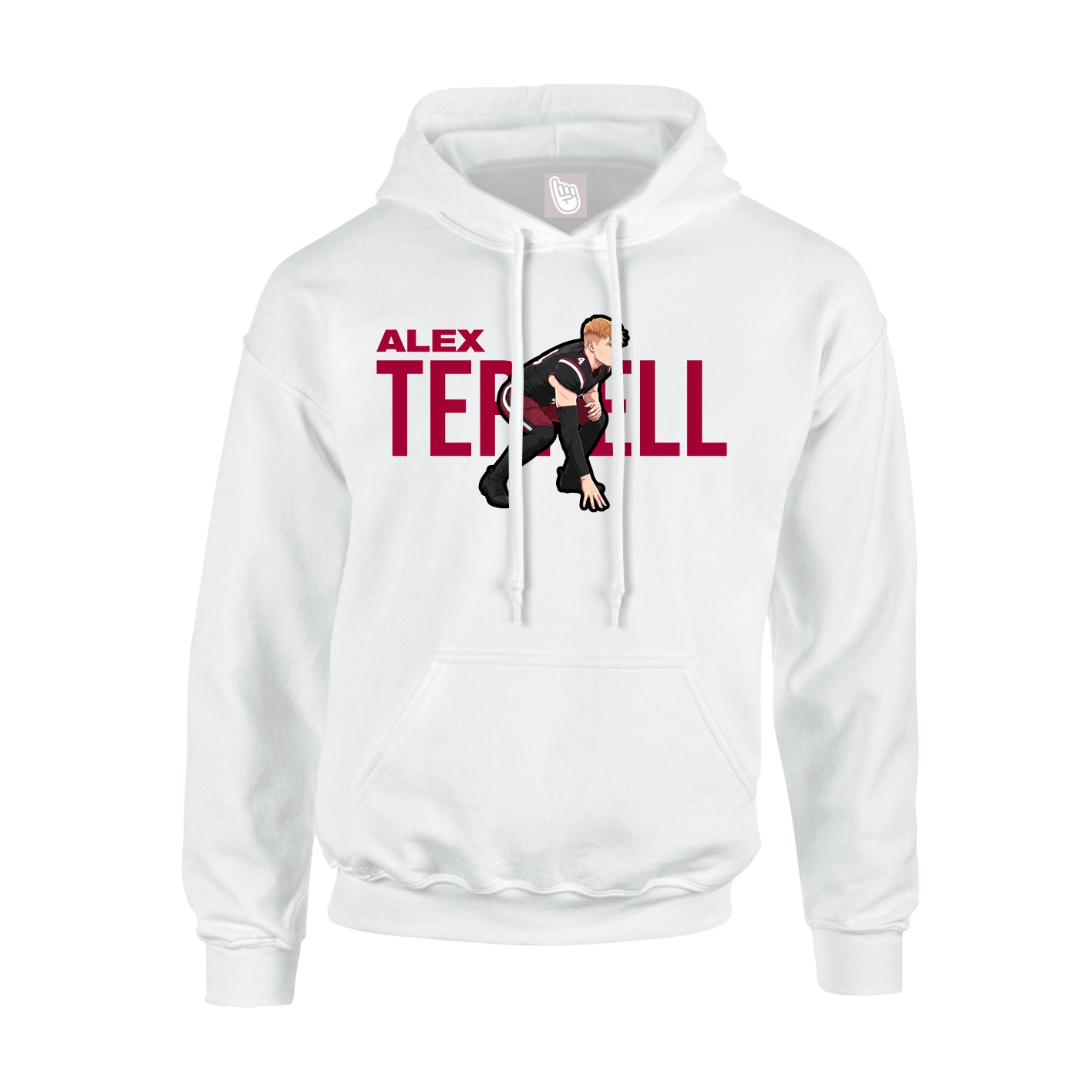 Hoodie — Player Name in White