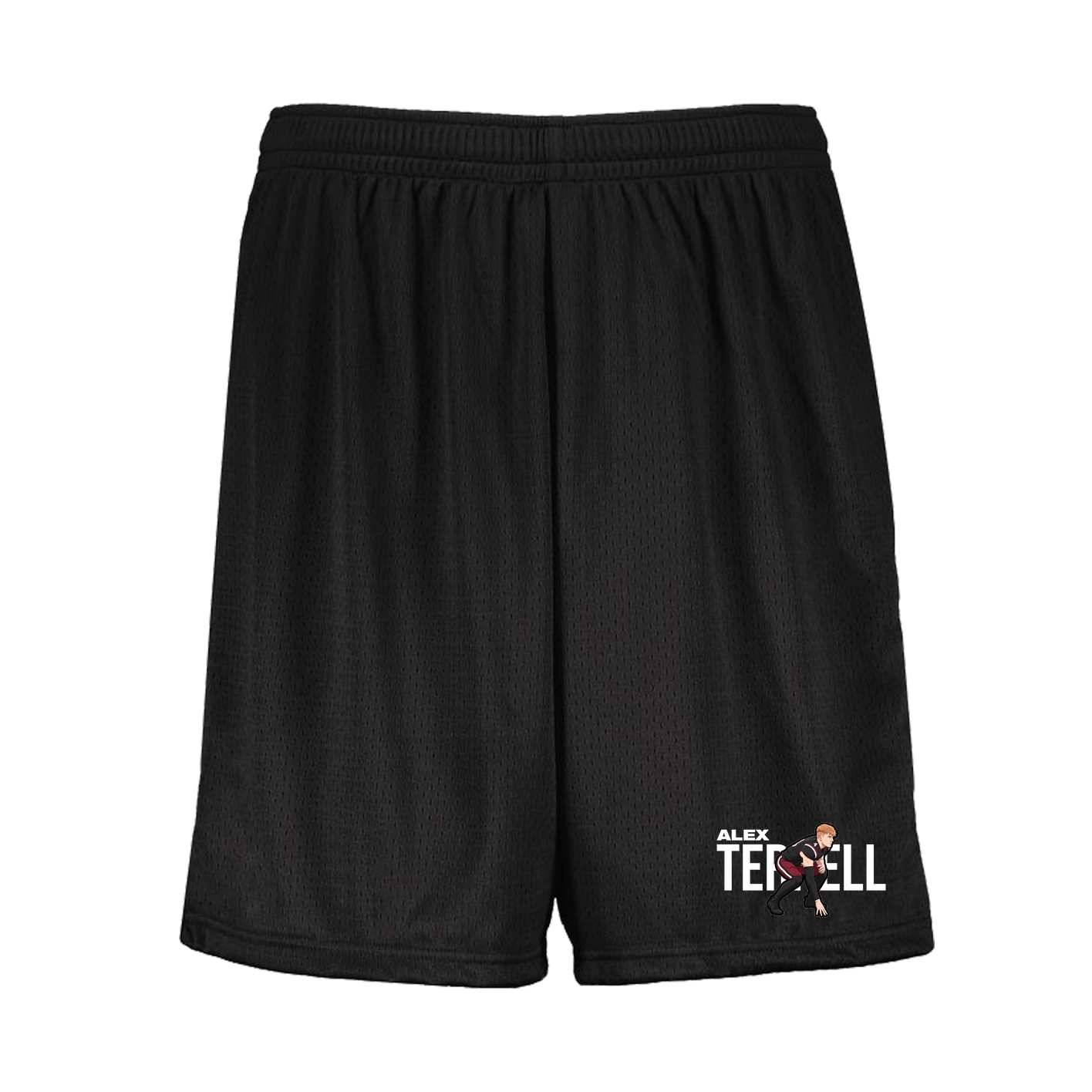 Shorts — Player Name in Black